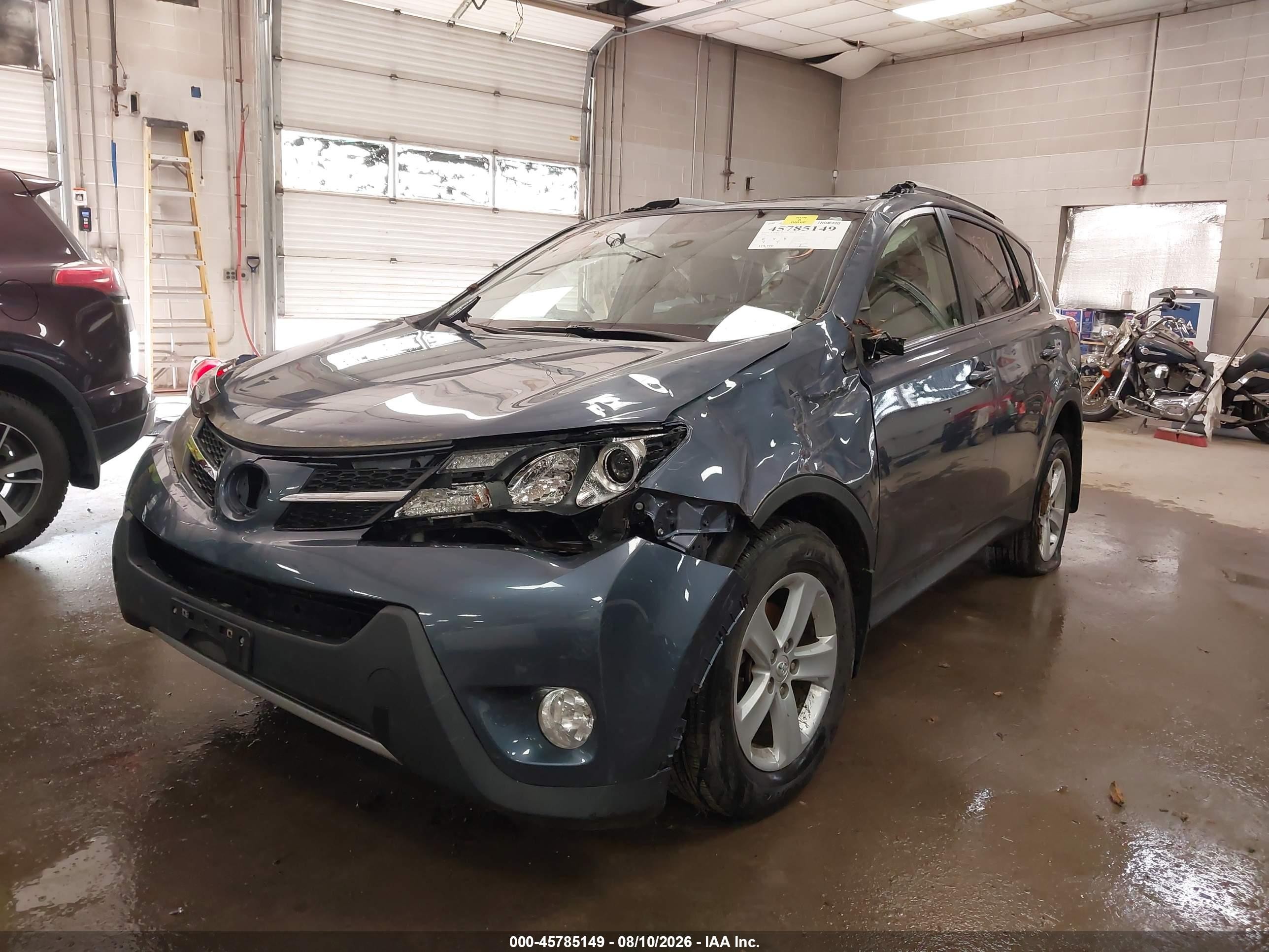 2014 Toyota Rav4 Xle Blue vin: JTMRFREV5ED084640