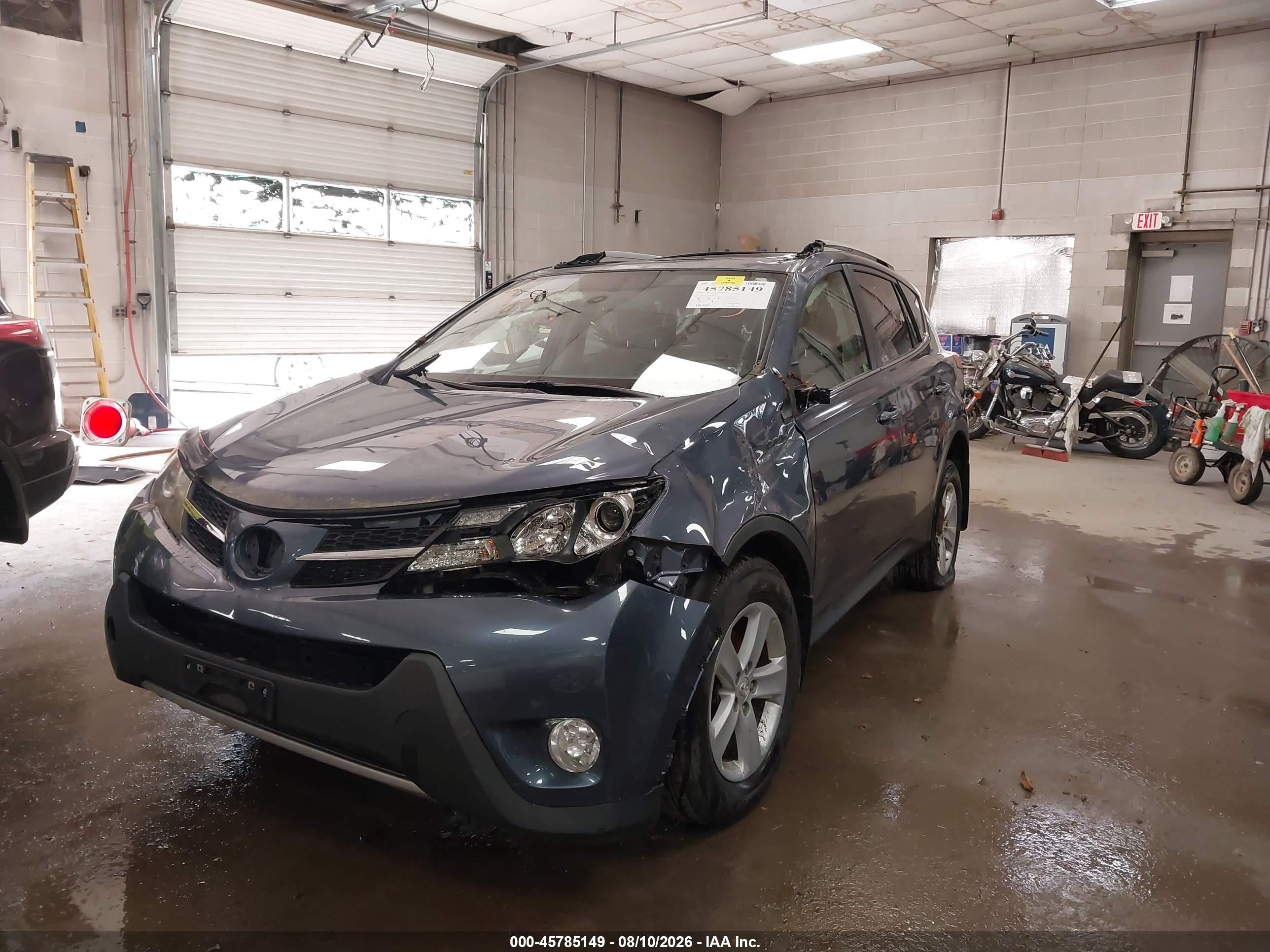 2014 Toyota Rav4 Xle Blue vin: JTMRFREV5ED084640