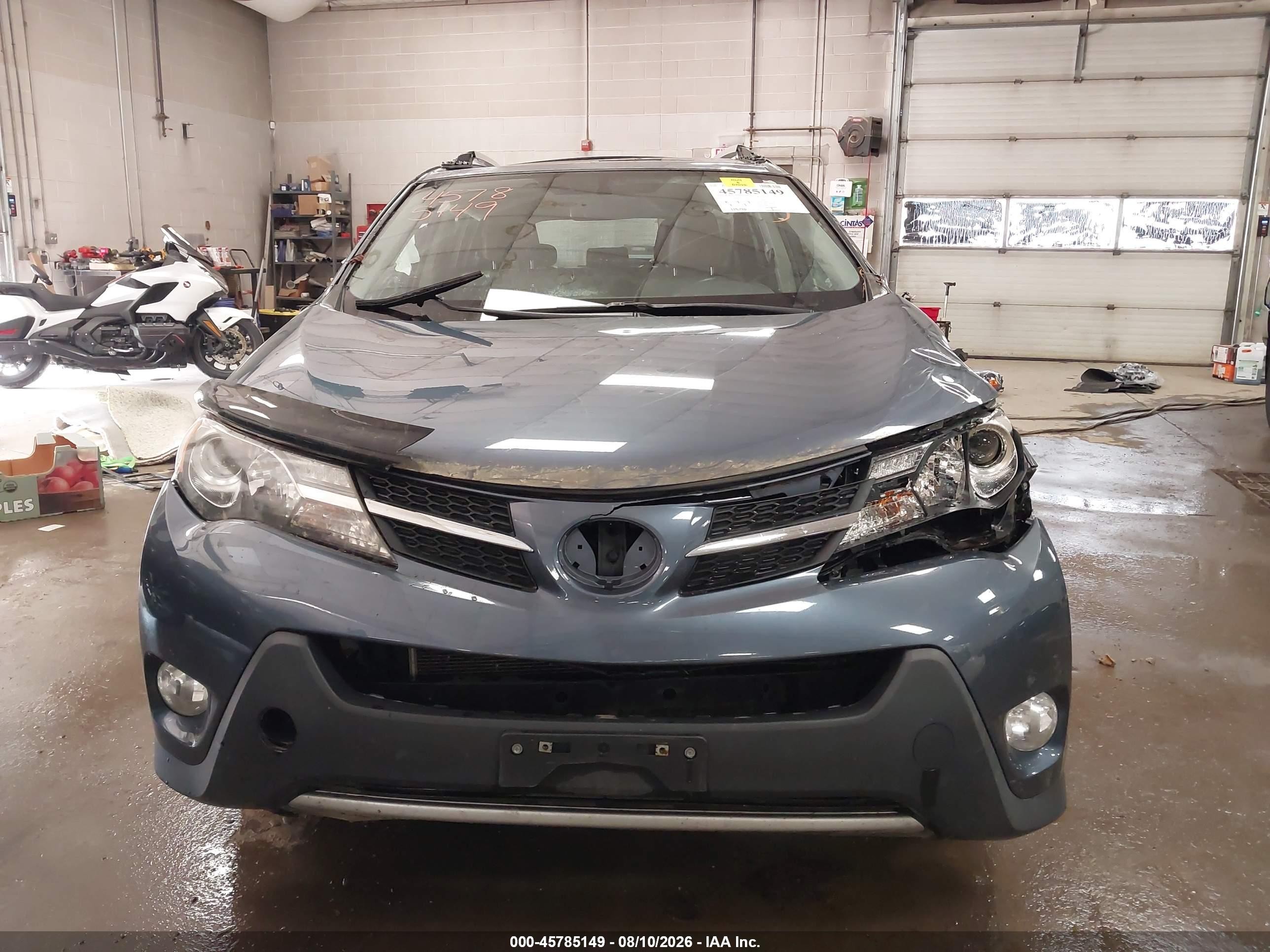 2014 Toyota Rav4 Xle Blue vin: JTMRFREV5ED084640
