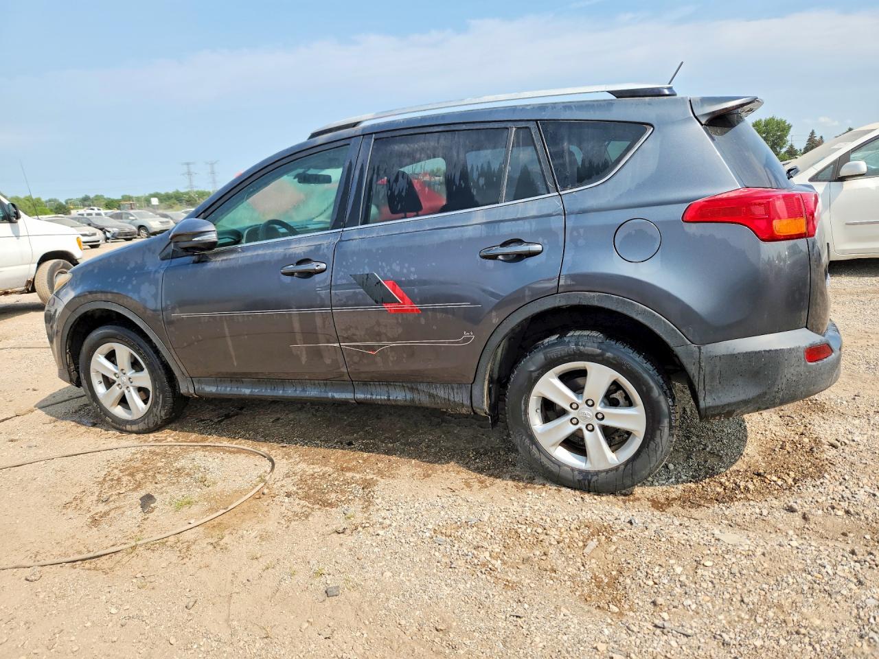 2014 Toyota Rav4 Xle Gray vin: JTMRFREV5ED091071