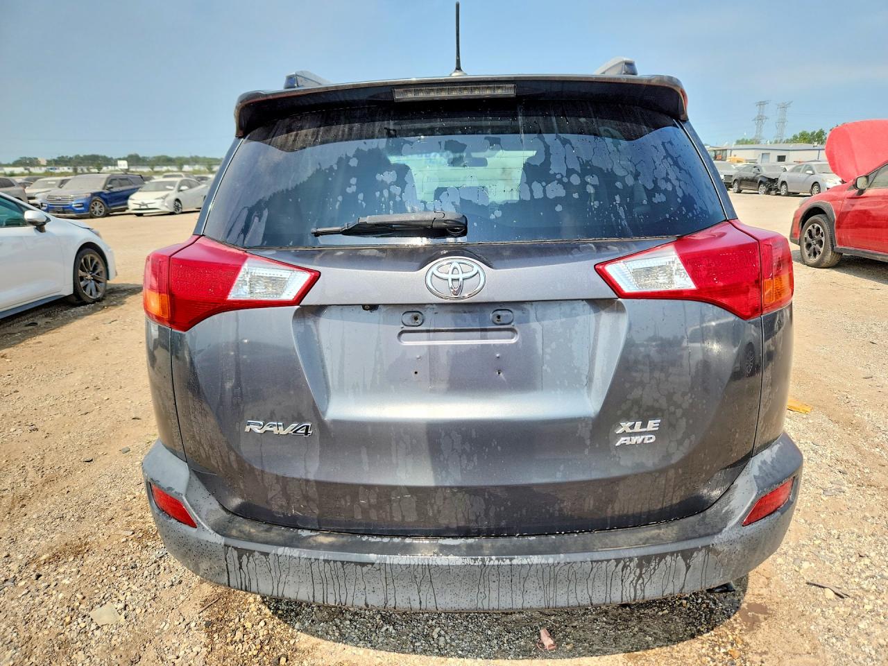 2014 Toyota Rav4 Xle Gray vin: JTMRFREV5ED091071