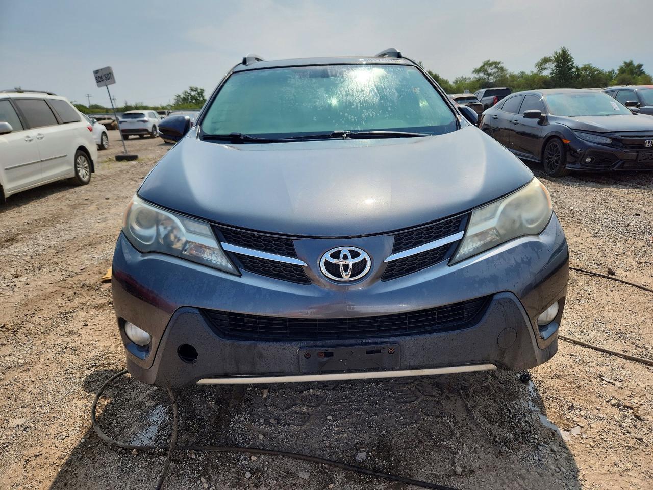 2014 Toyota Rav4 Xle Gray vin: JTMRFREV5ED091071