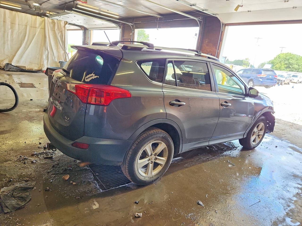 2014 Toyota Rav4 Xle Gray vin: JTMRFREV5ED094309