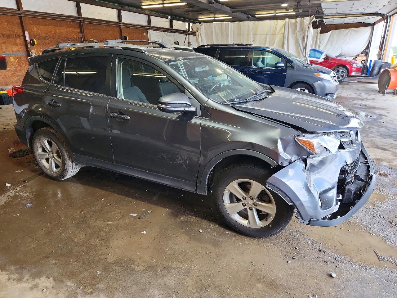 2014 Toyota Rav4 Xle Gray vin: JTMRFREV5ED094309