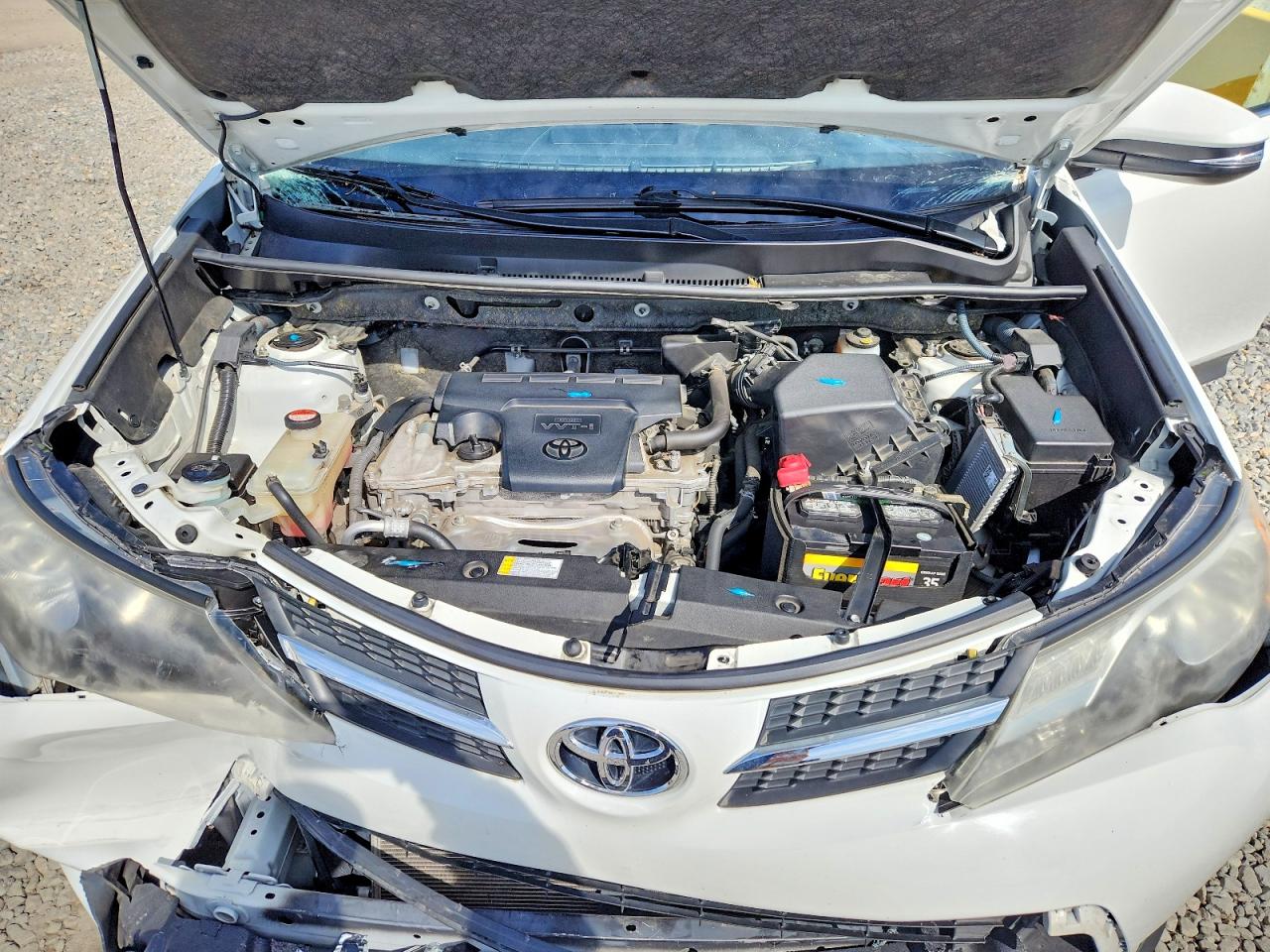2015 Toyota Rav4 Xle White vin: JTMRFREV5FJ032816