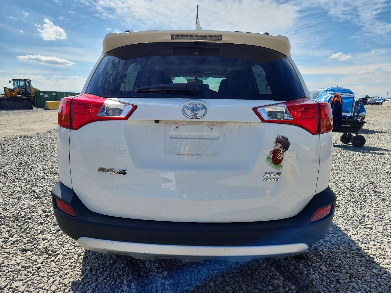 2015 Toyota Rav4 Xle White vin: JTMRFREV5FJ032816
