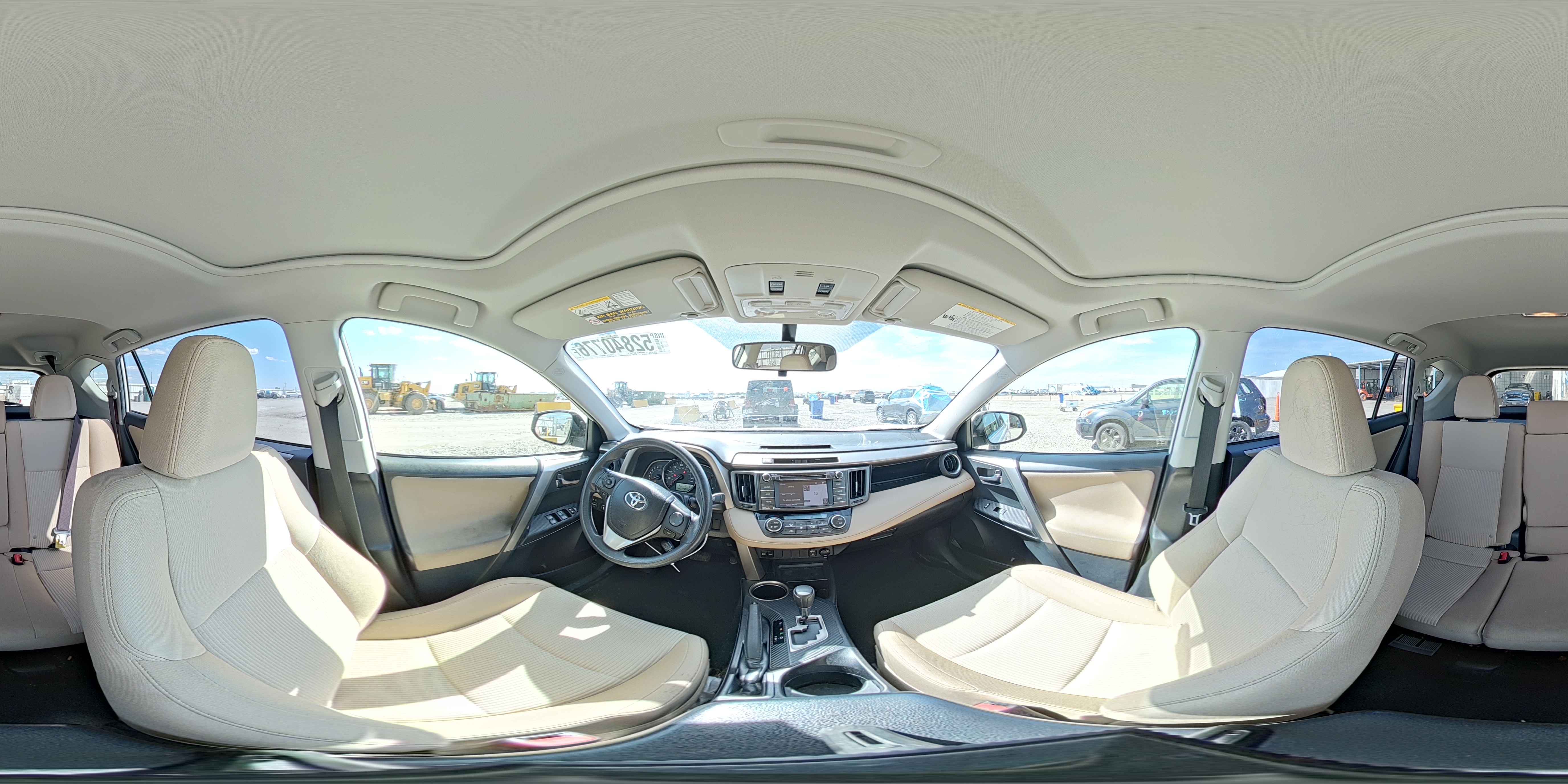 2015 Toyota Rav4 Xle White vin: JTMRFREV5FJ032816
