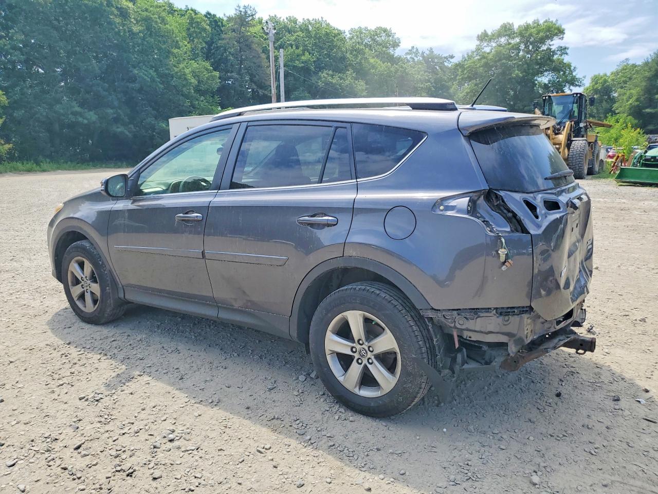 2015 Toyota Rav4 Xle Gray vin: JTMRFREV5FJ033352