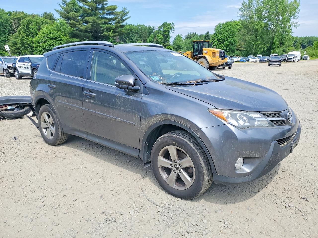 2015 Toyota Rav4 Xle Gray vin: JTMRFREV5FJ033352
