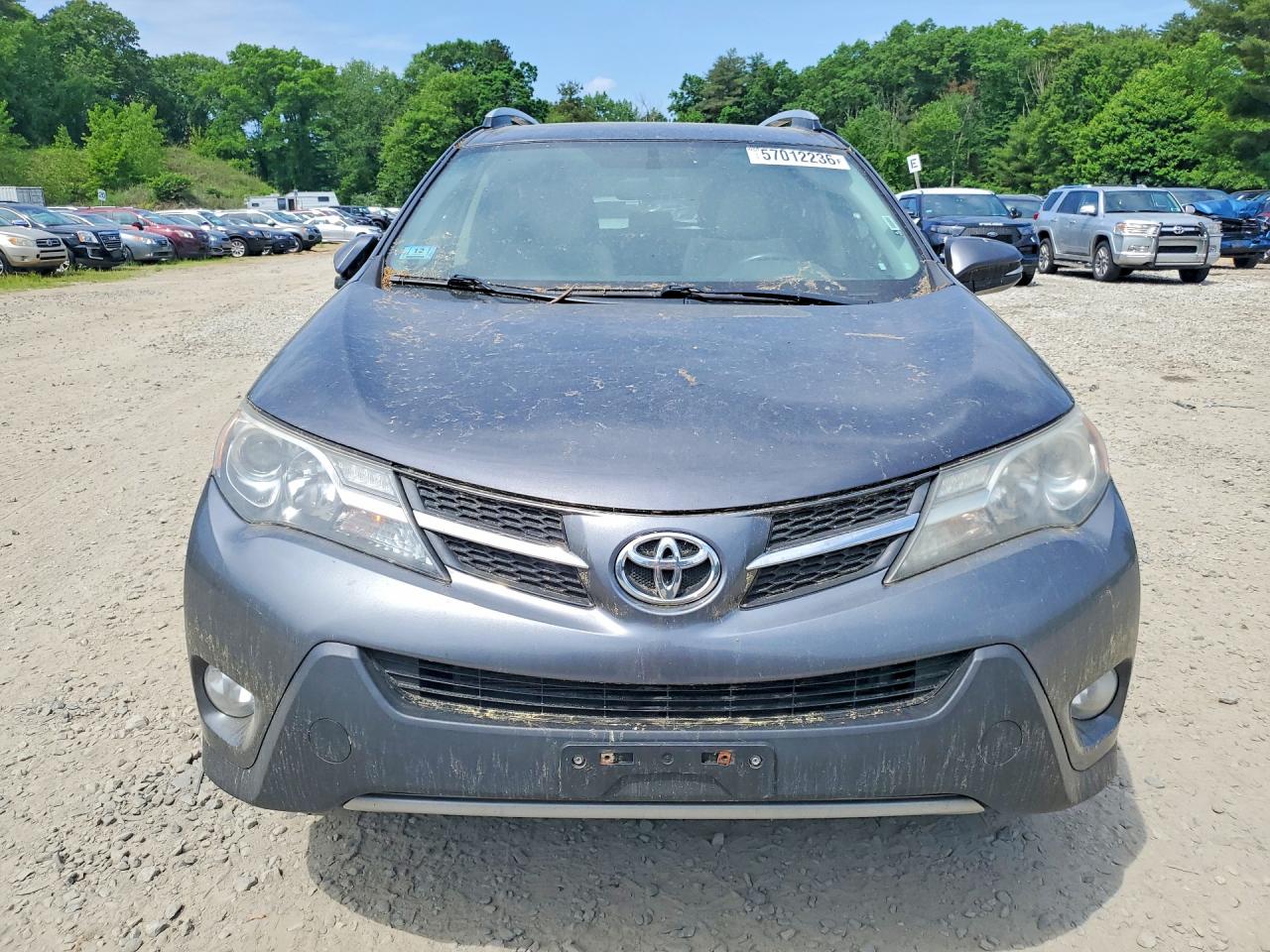 2015 Toyota Rav4 Xle Gray vin: JTMRFREV5FJ033352