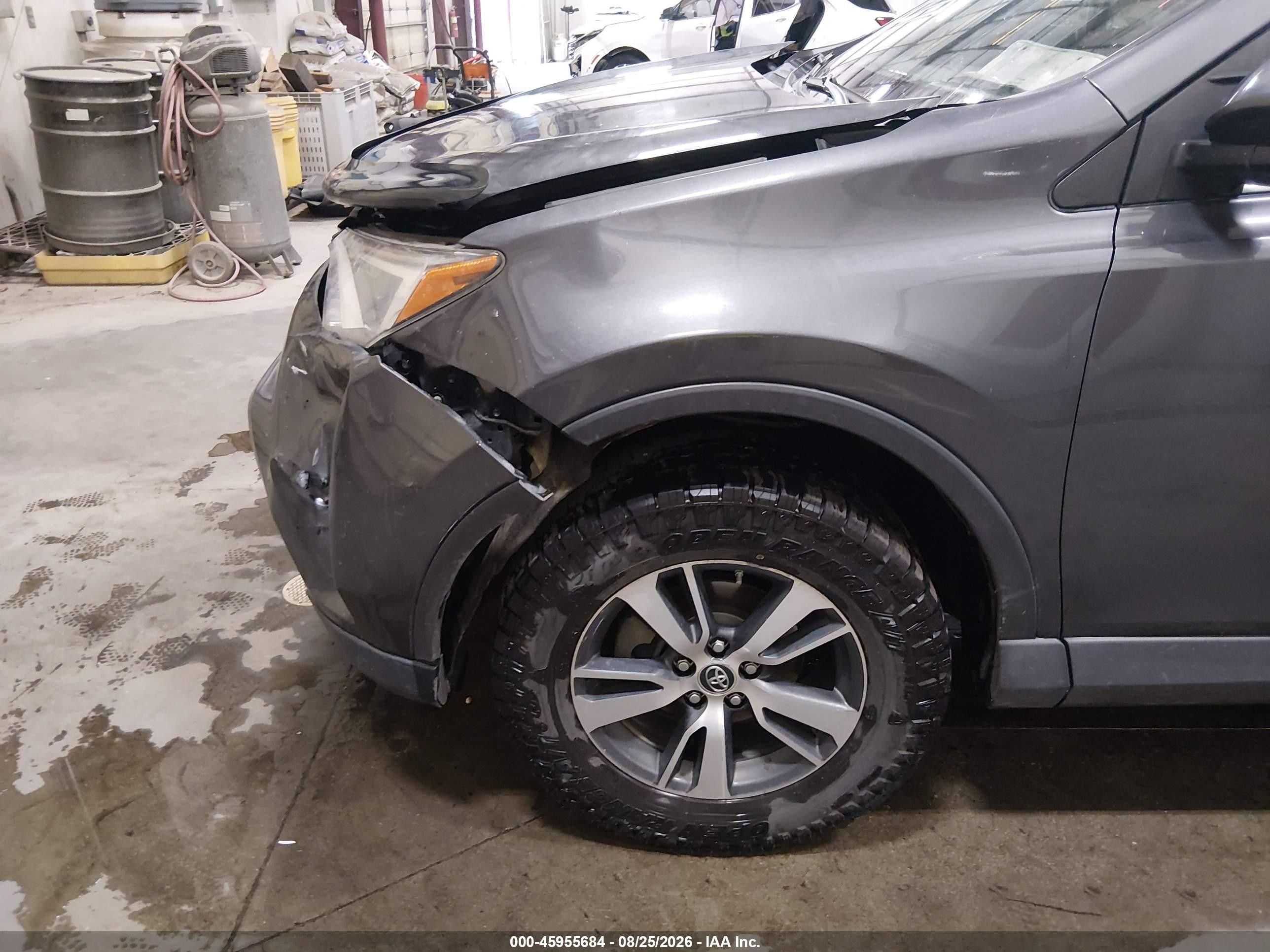 2017 Toyota Rav4 Xle Gray vin: JTMRFREV5HJ118131