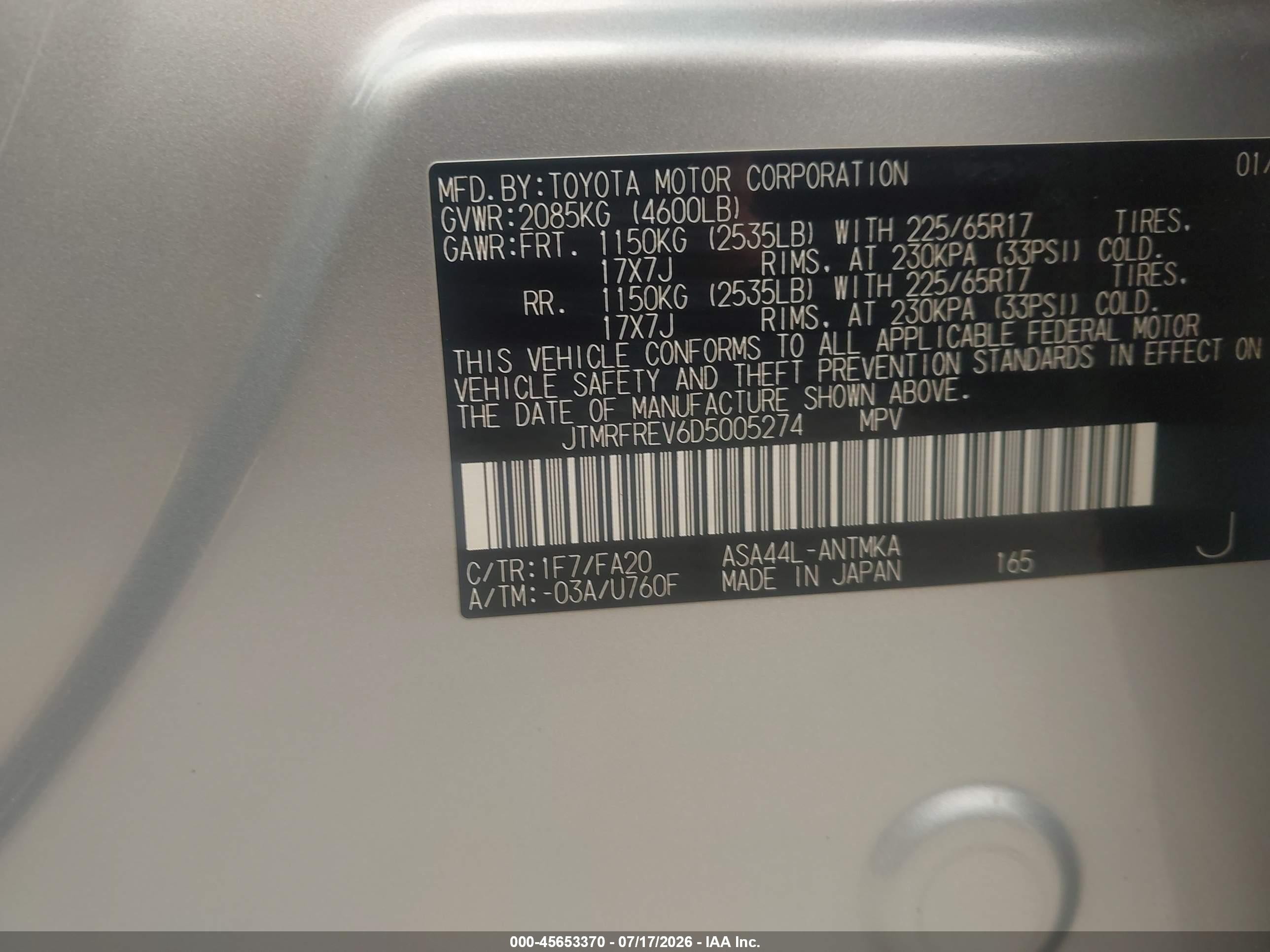 2013 Toyota Rav4 Xle Silver vin: JTMRFREV6D5005274