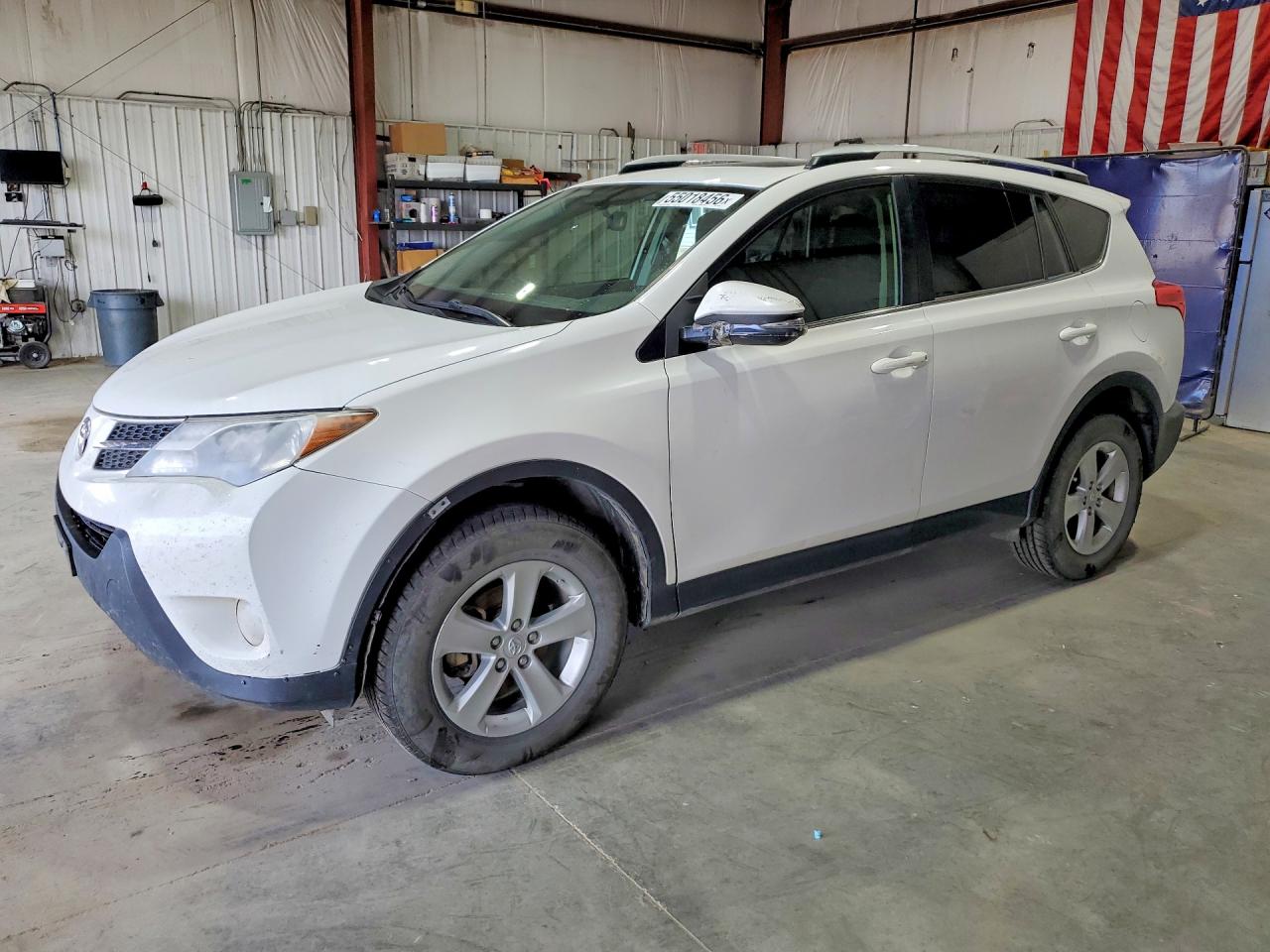 2013 Toyota Rav4 Xle White vin: JTMRFREV6D5022480