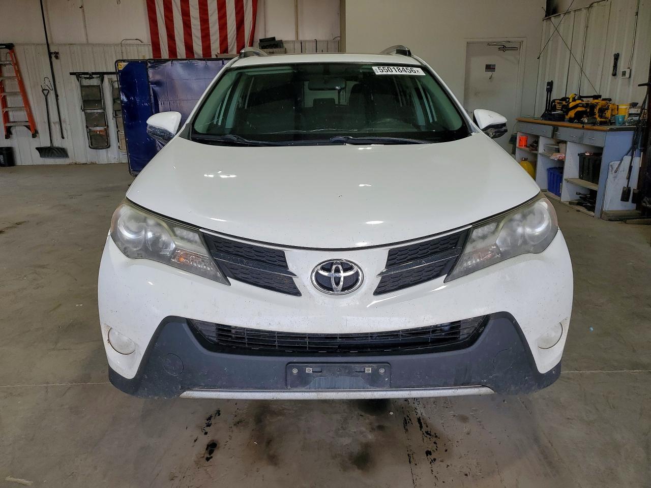 2013 Toyota Rav4 Xle White vin: JTMRFREV6D5022480