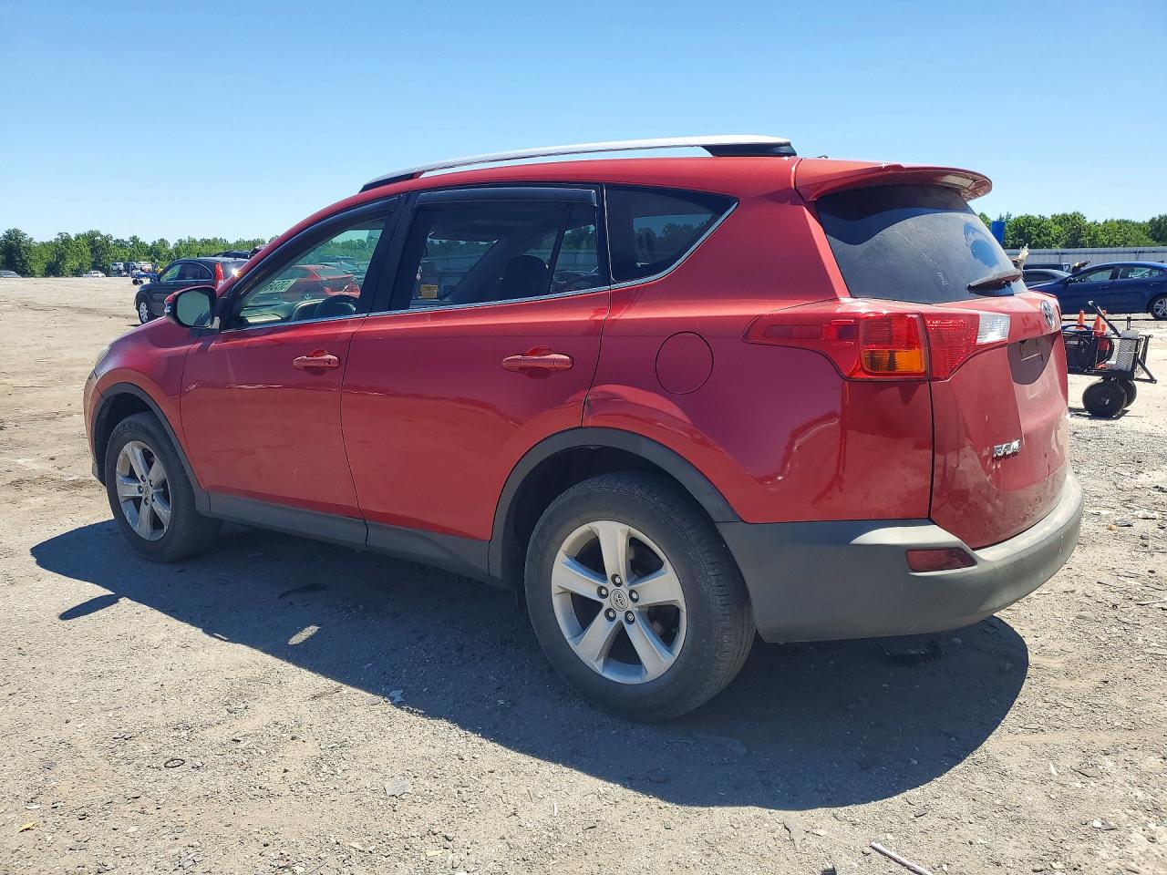 2013 Toyota Rav4 Xle Red vin: JTMRFREV6DD010657
