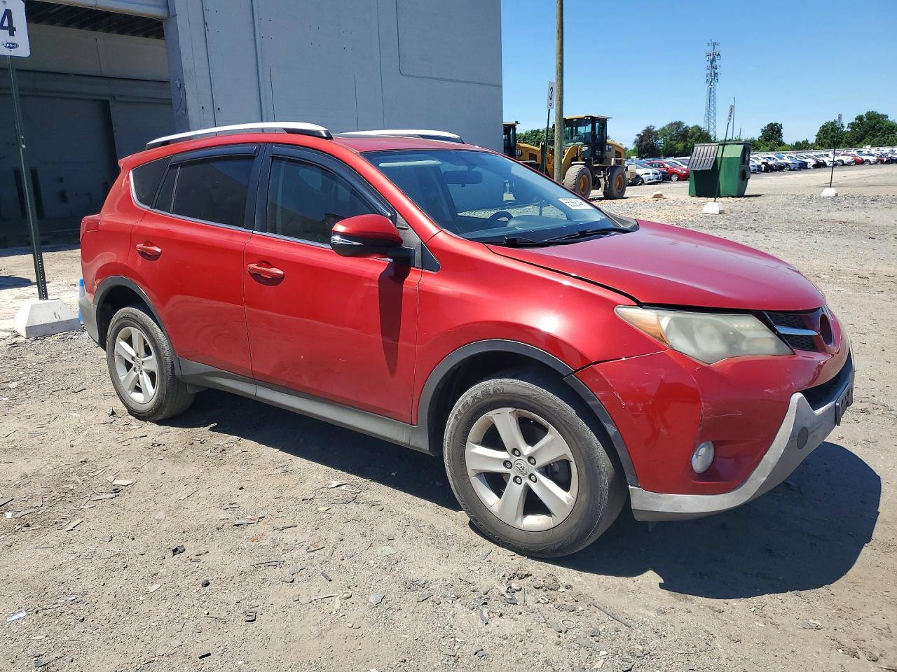 2013 Toyota Rav4 Xle Red vin: JTMRFREV6DD010657