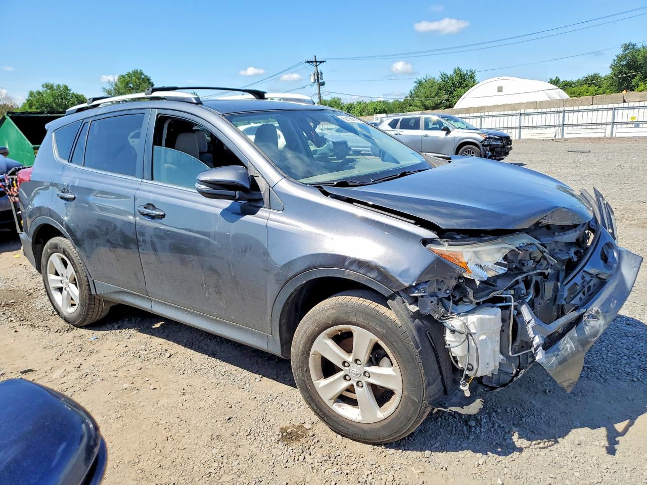 2013 Toyota Rav4 Xle Серый vin: JTMRFREV6DD029564
