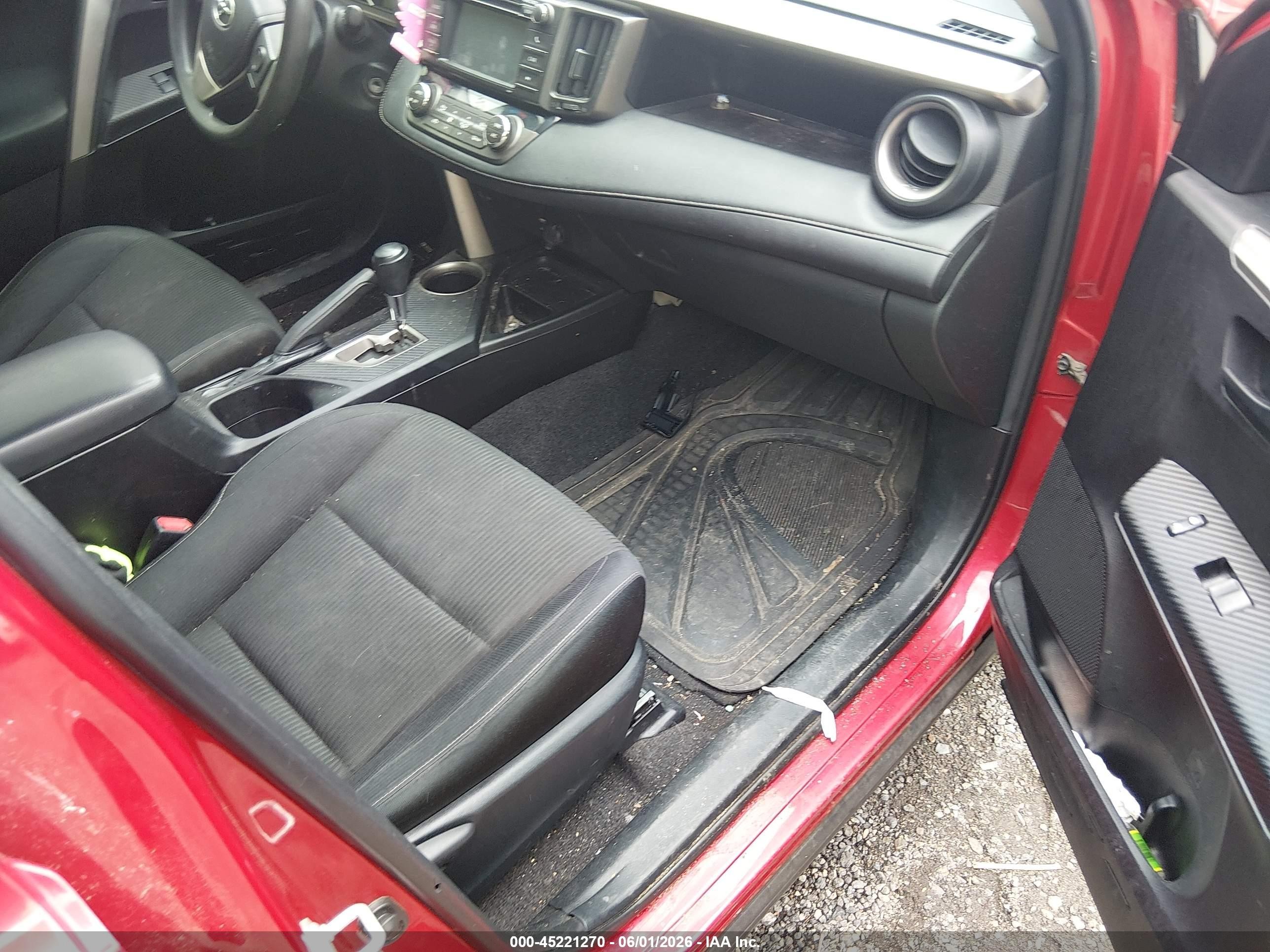 2013 Toyota Rav4 Xle Red vin: JTMRFREV6DD037602