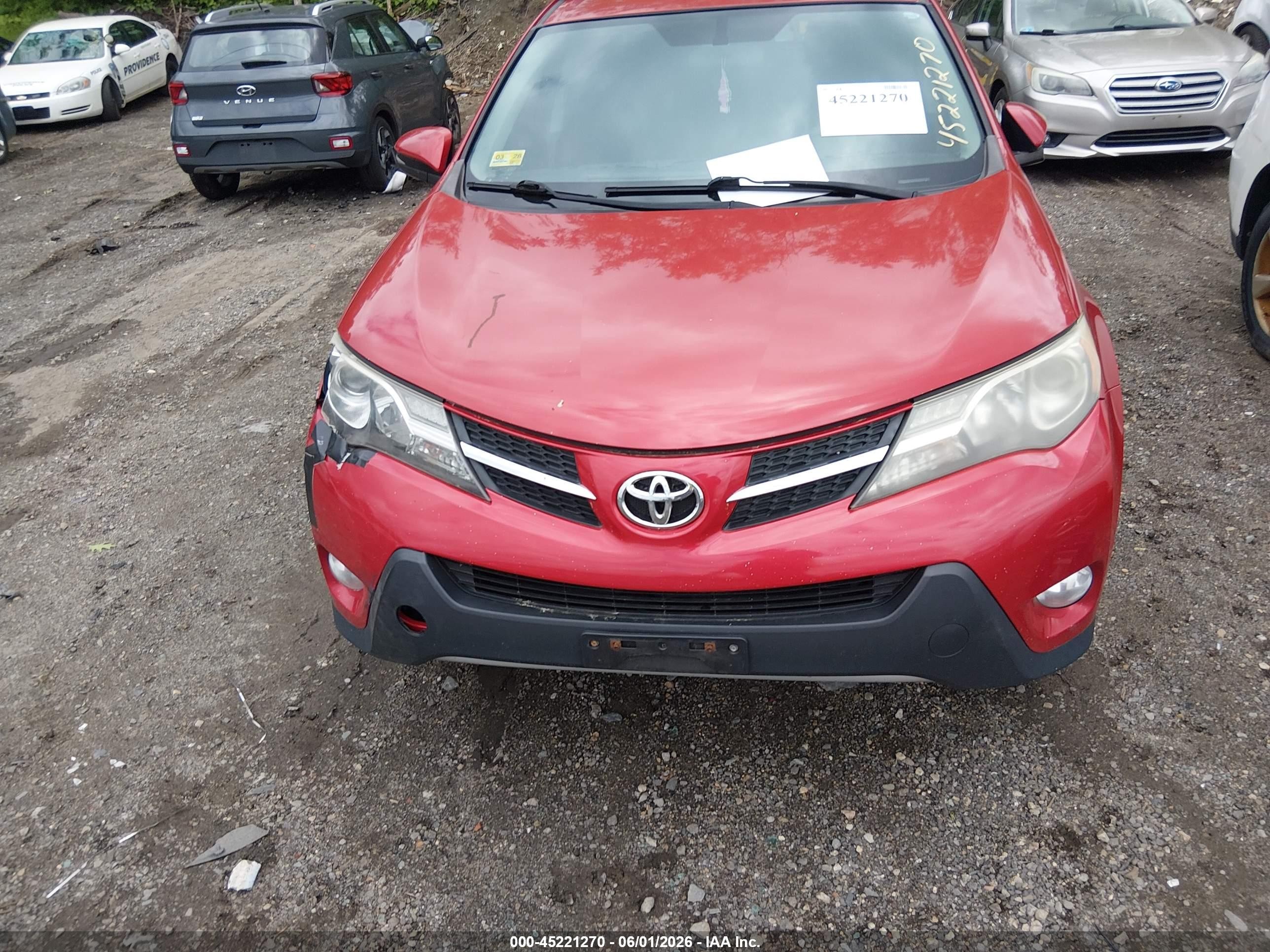 2013 Toyota Rav4 Xle Red vin: JTMRFREV6DD037602