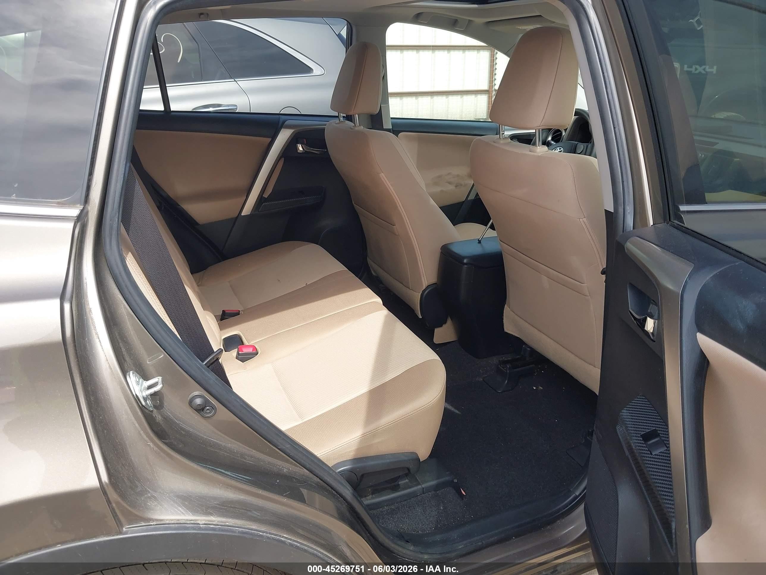 2014 Toyota Rav4 Xle Gray vin: JTMRFREV6ED049704