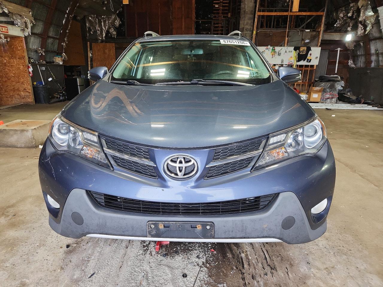 2014 Toyota Rav4 Xle Gray vin: JTMRFREV6ED070729