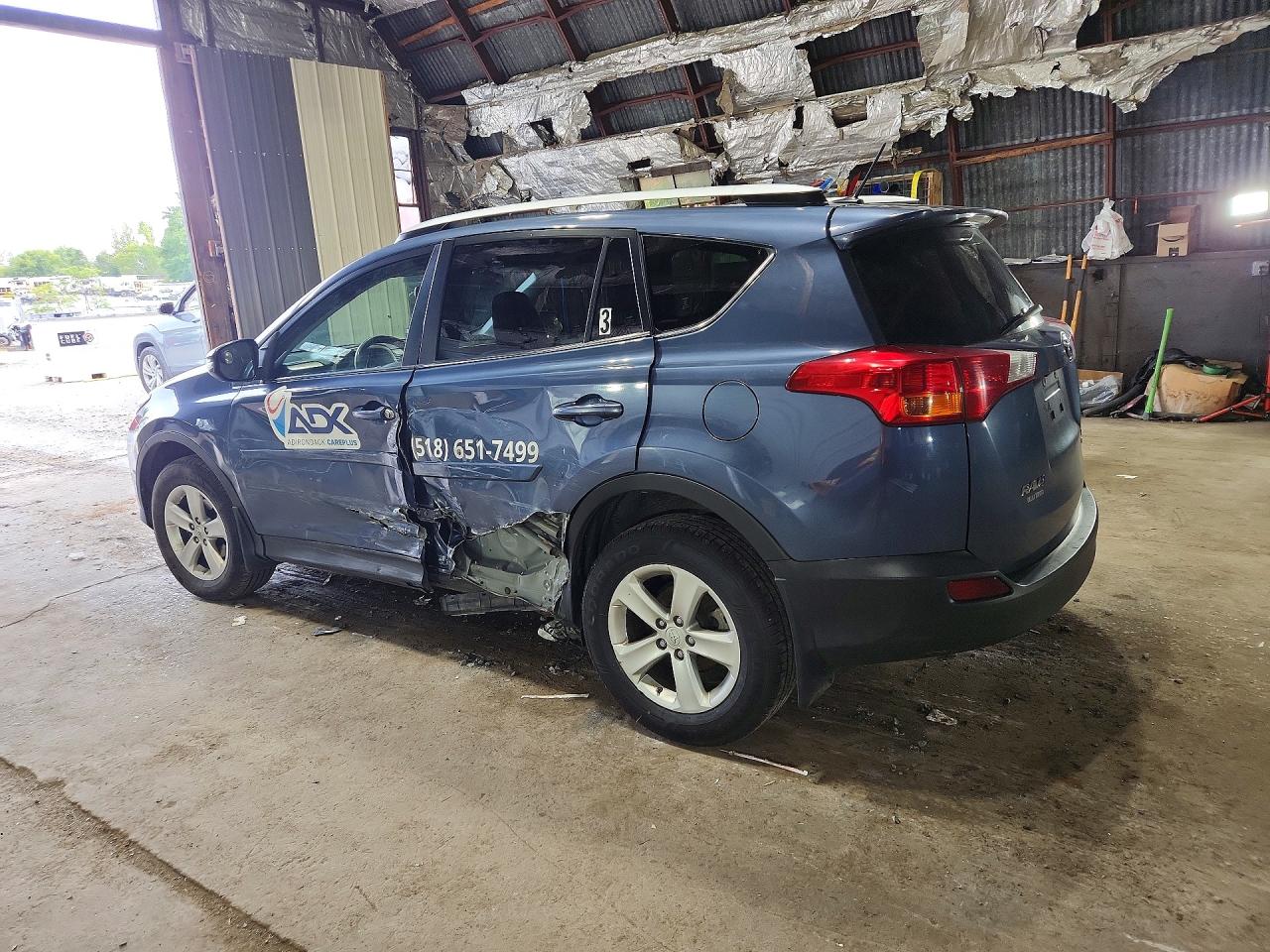 2014 Toyota Rav4 Xle Gray vin: JTMRFREV6ED070729