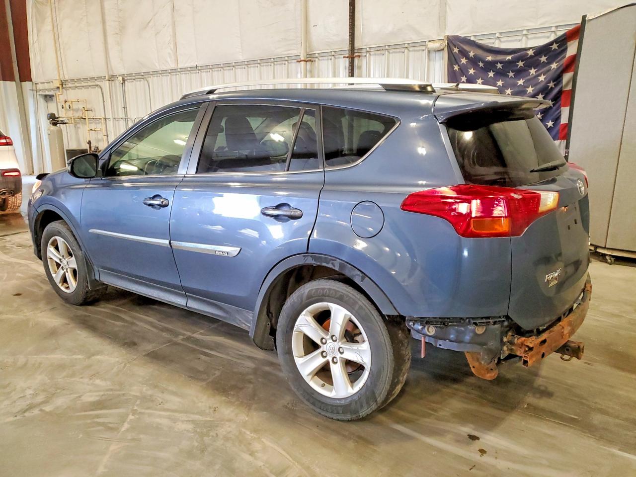 2014 Toyota Rav4 Xle Blue vin: JTMRFREV6ED075509