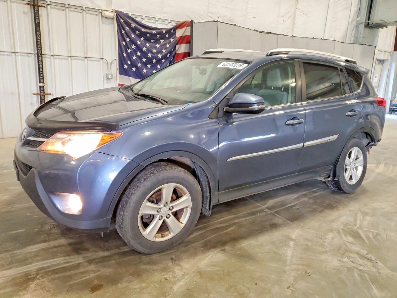 2014 Toyota Rav4 Xle Blue vin: JTMRFREV6ED075509