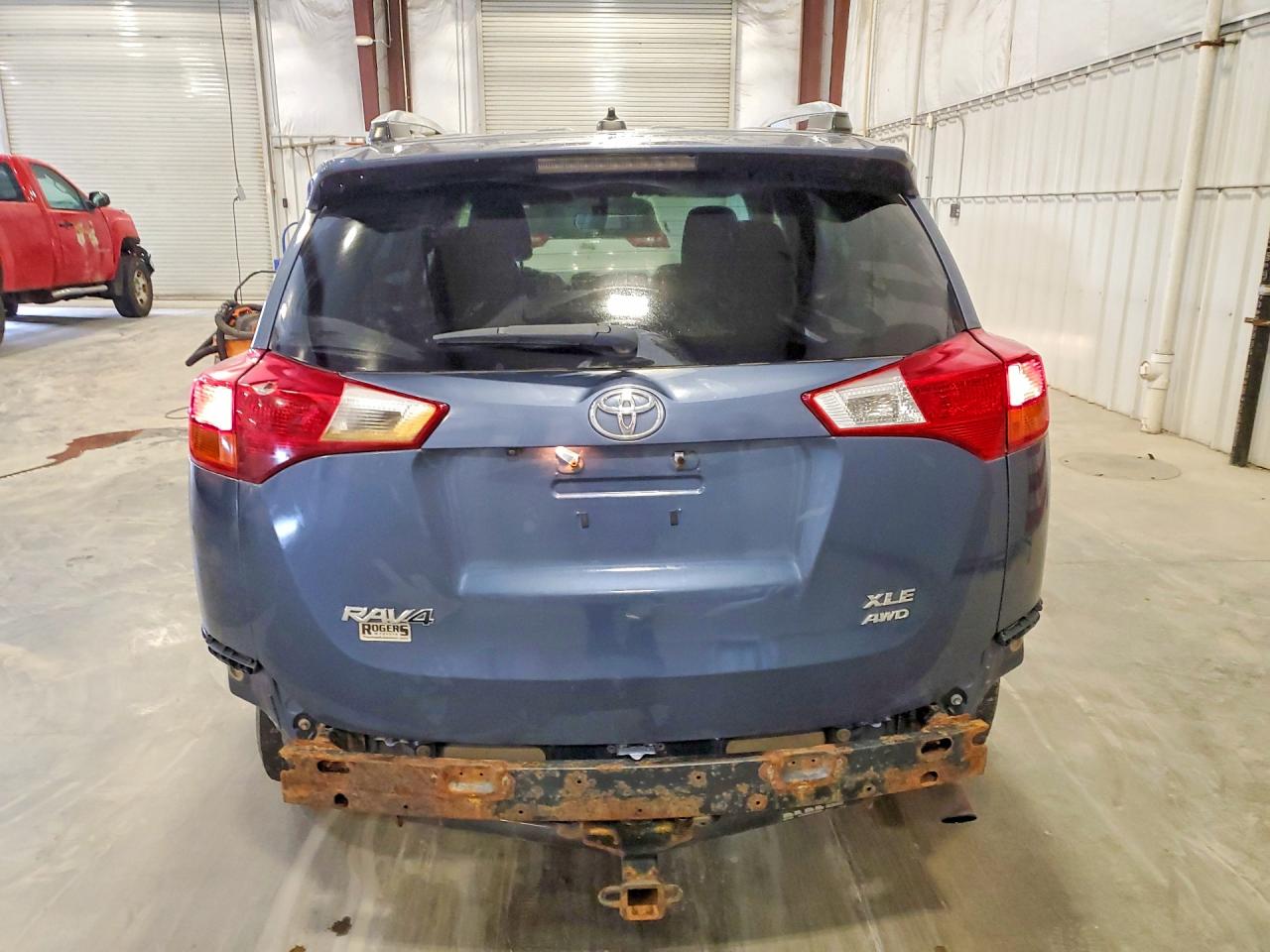 2014 Toyota Rav4 Xle Blue vin: JTMRFREV6ED075509