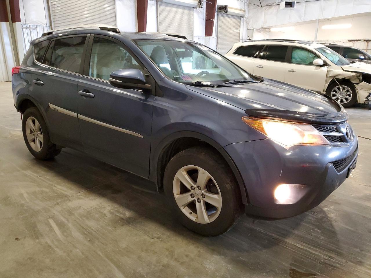 2014 Toyota Rav4 Xle Blue vin: JTMRFREV6ED075509