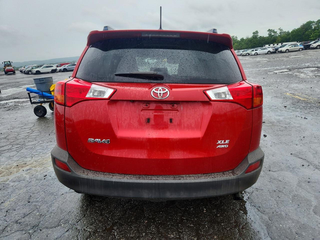 2014 Toyota Rav4 Xle Красный vin: JTMRFREV6EJ002528