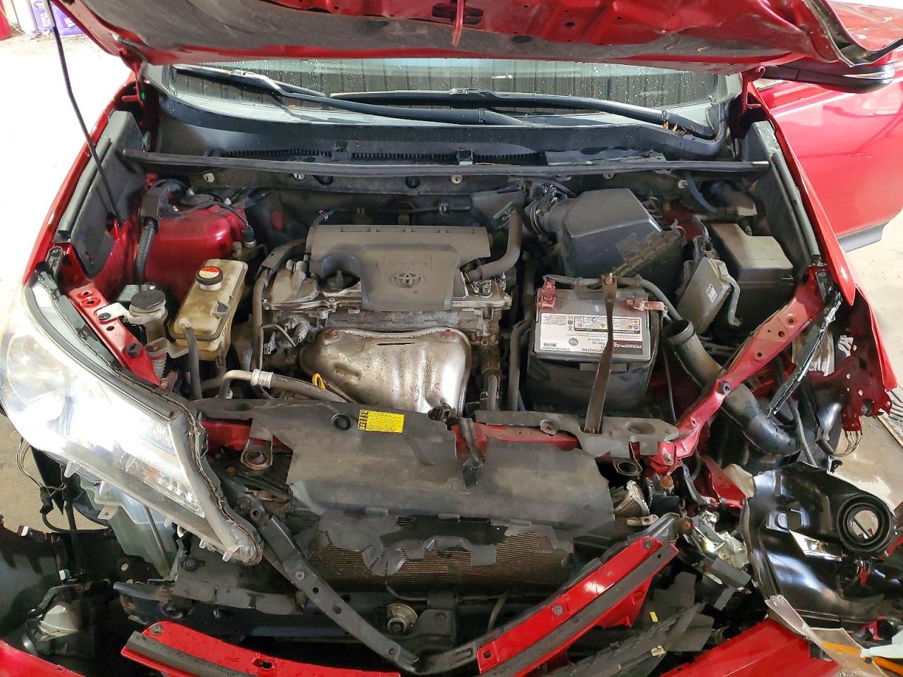 2015 Toyota Rav4 Xle Red vin: JTMRFREV6FD134138