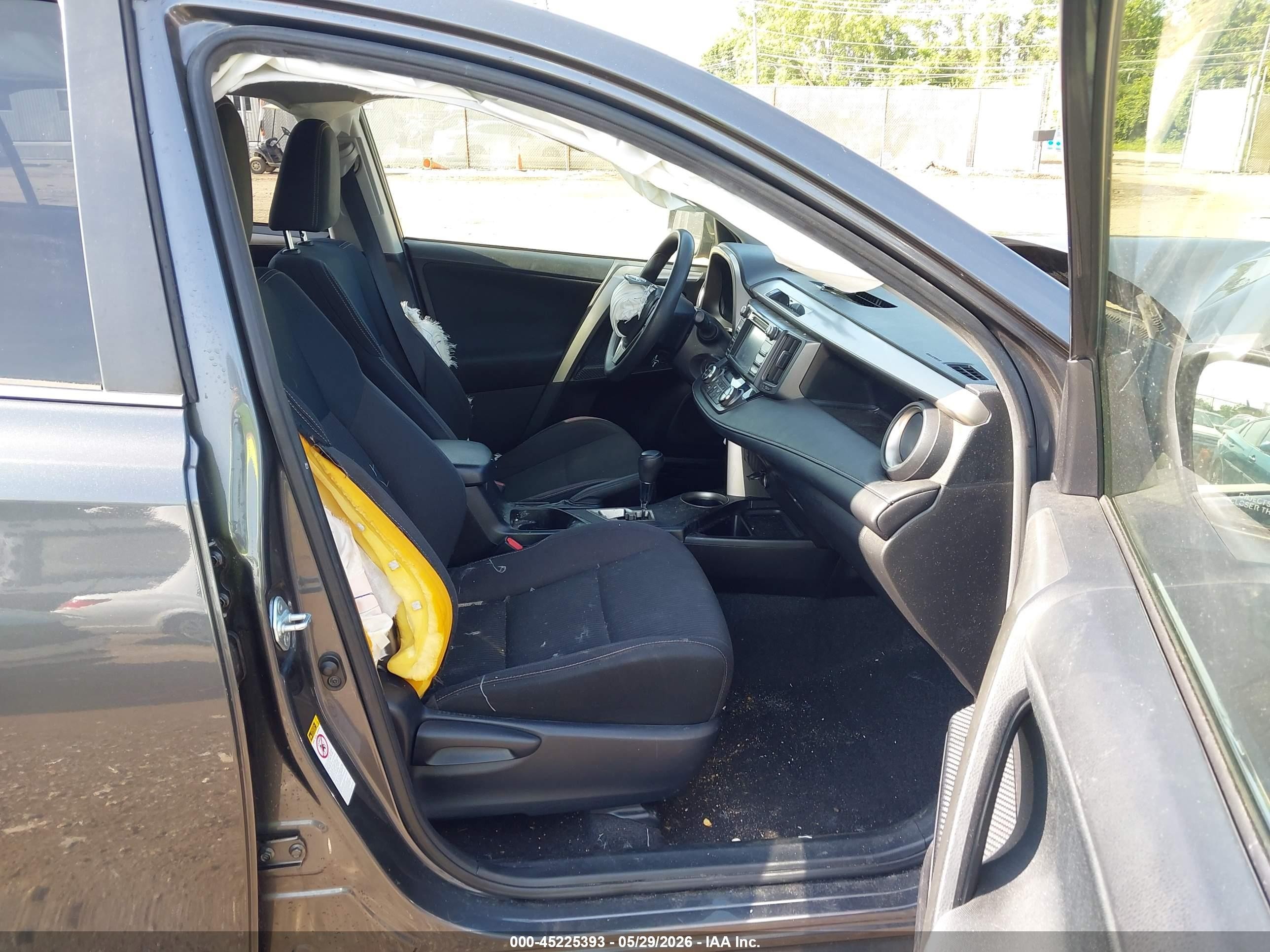 2015 Toyota Rav4 Xle Серый vin: JTMRFREV6FD153451