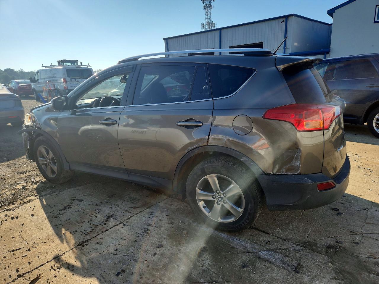 2015 Toyota Rav4 Xle Gray vin: JTMRFREV6FD156382