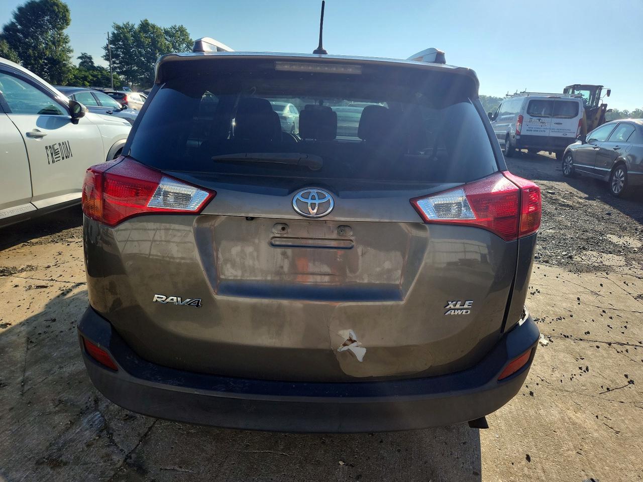 2015 Toyota Rav4 Xle Gray vin: JTMRFREV6FD156382