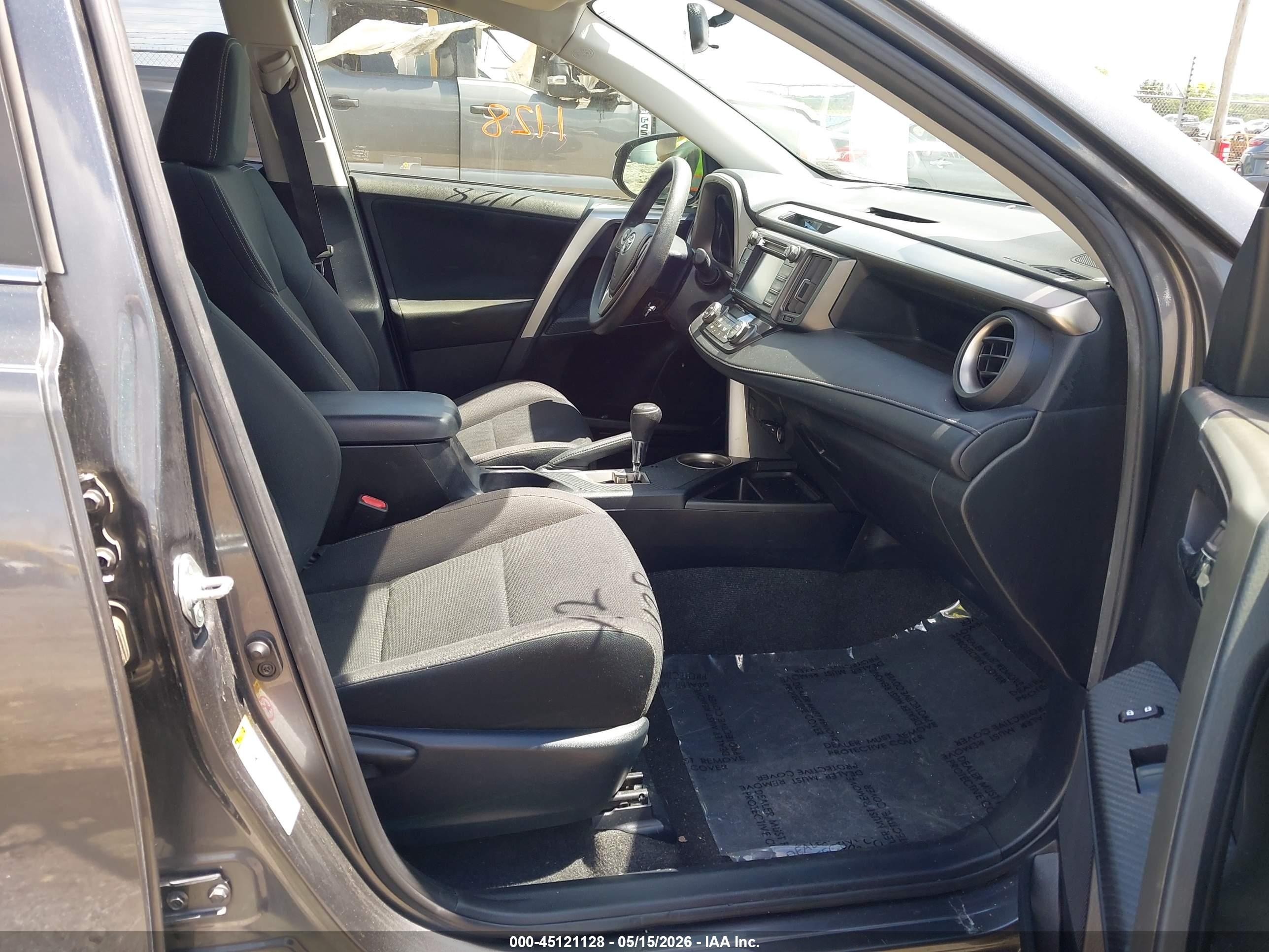 2015 Toyota Rav4 Xle Gray vin: JTMRFREV6FD158570