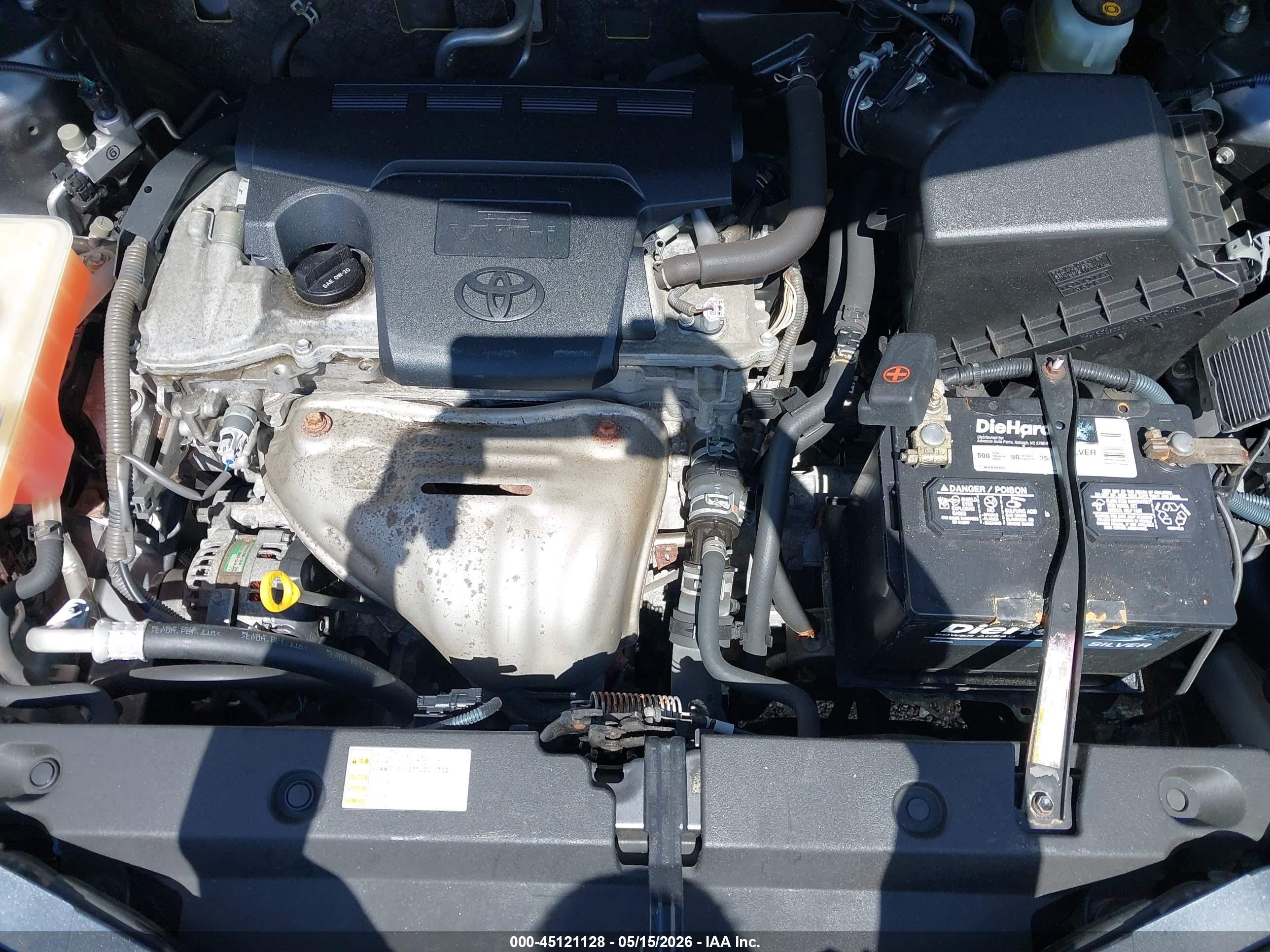 2015 Toyota Rav4 Xle Gray vin: JTMRFREV6FD158570