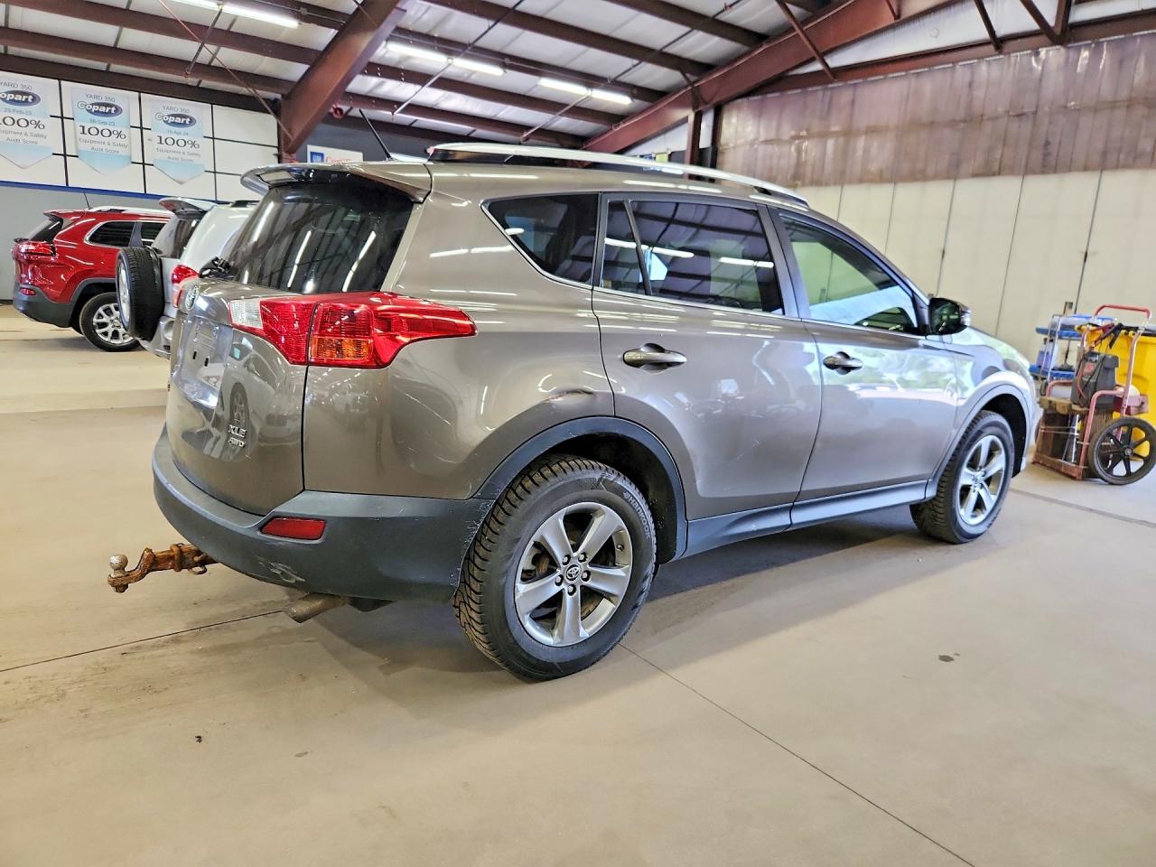 2015 Toyota Rav4 Xle Gray vin: JTMRFREV6FD163459