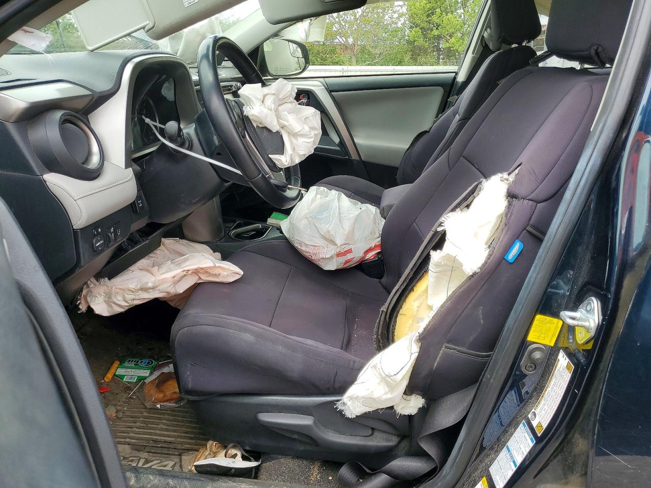 2017 Toyota Rav4 Xle Синий vin: JTMRFREV6HJ113956