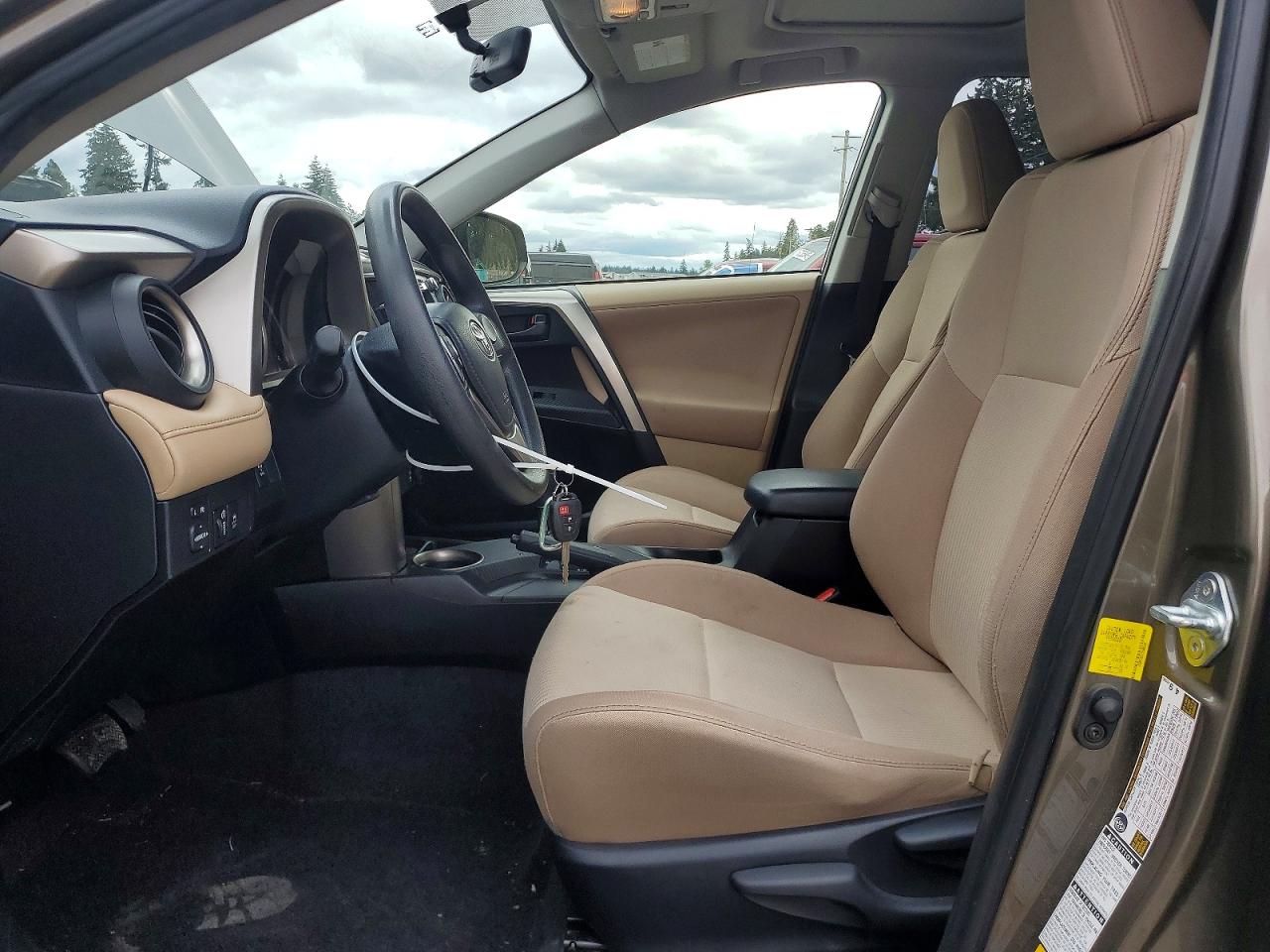 2013 Toyota Rav4 Xle Beige vin: JTMRFREV7D5005848