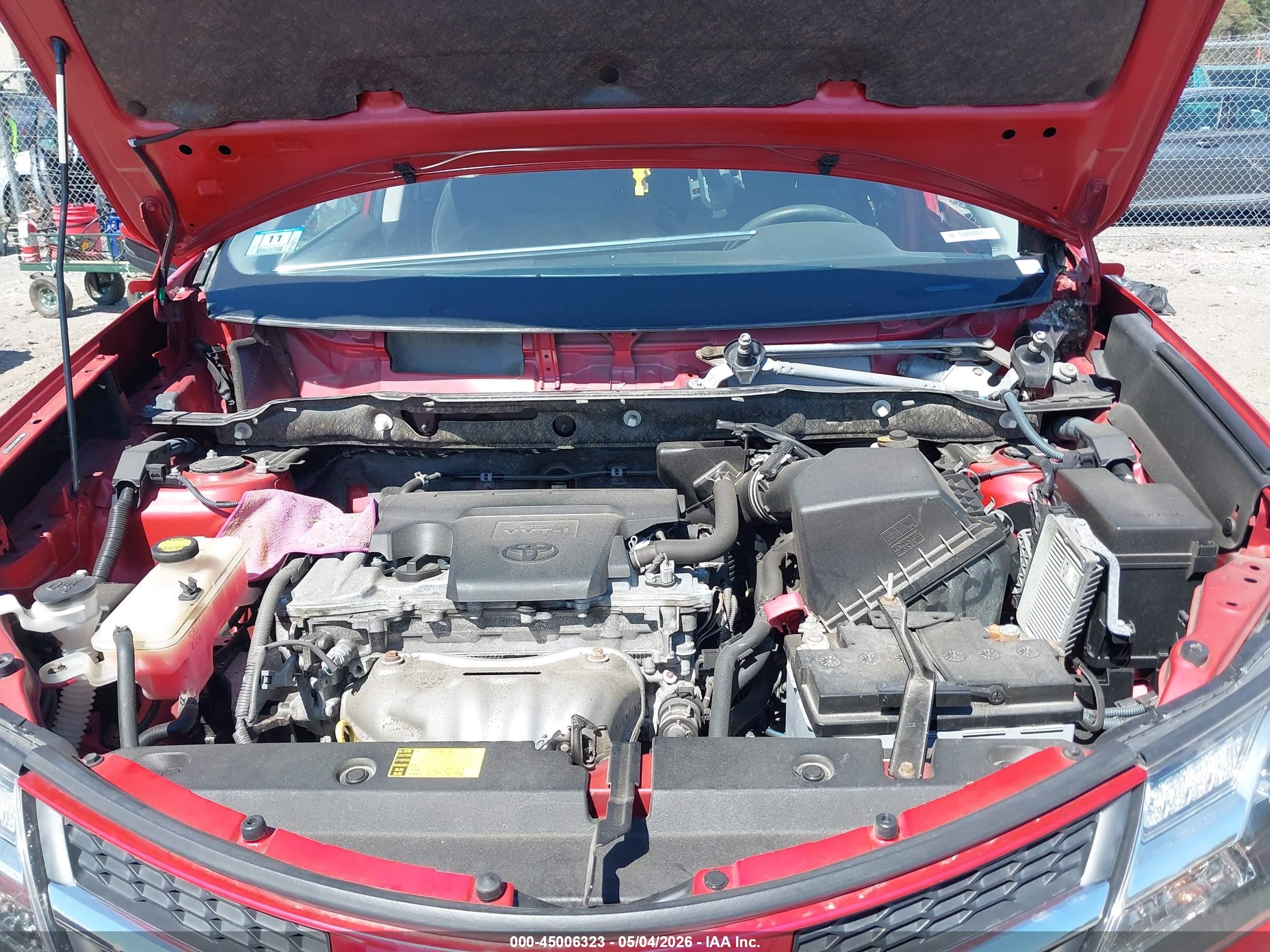 2013 Toyota Rav4 Xle Red vin: JTMRFREV7D5022634
