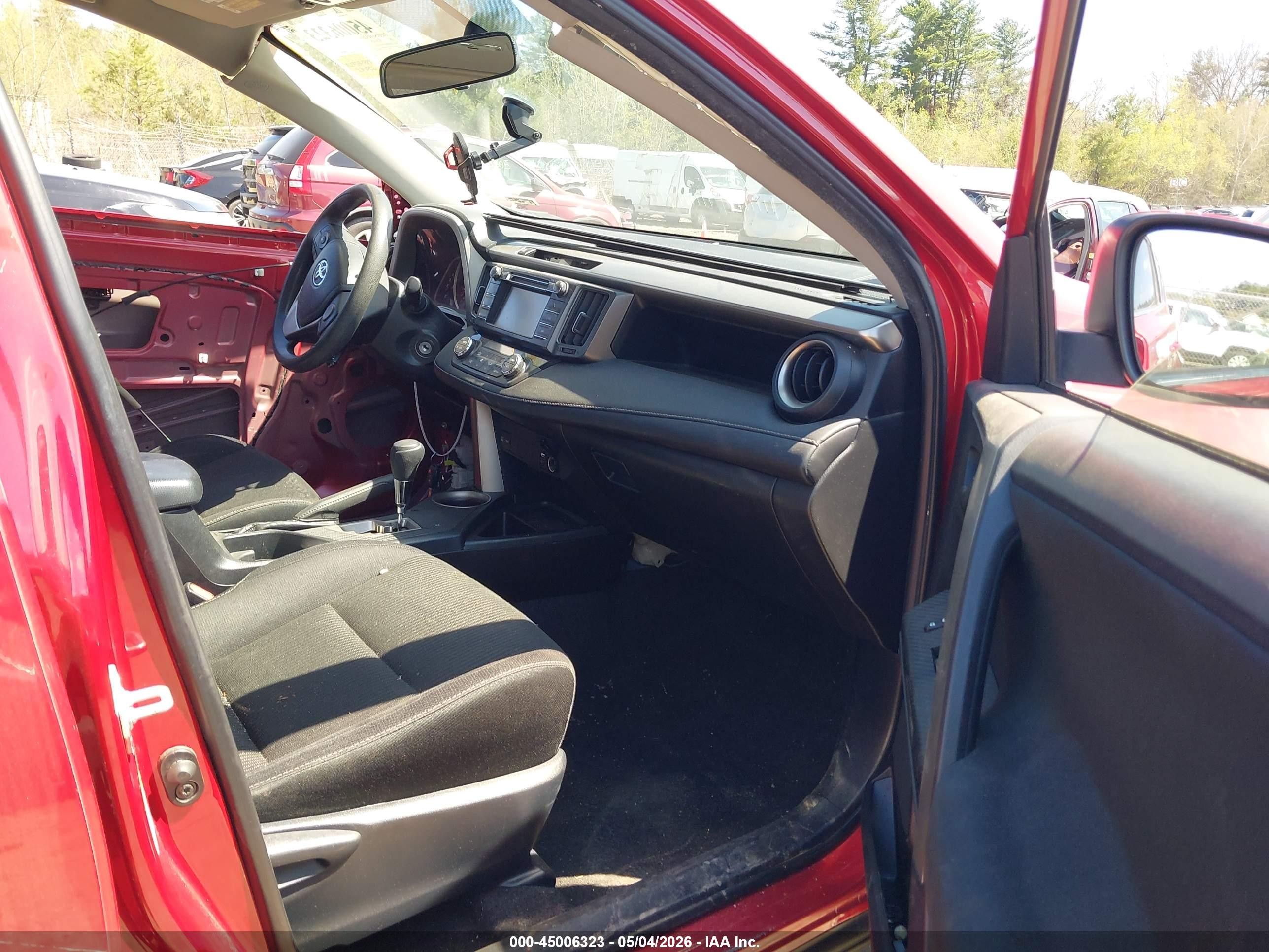 2013 Toyota Rav4 Xle Red vin: JTMRFREV7D5022634