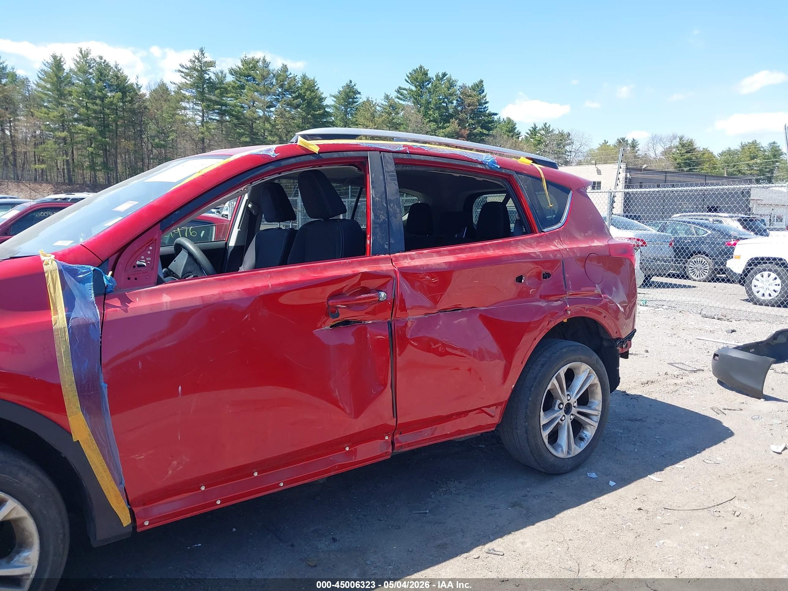 2013 Toyota Rav4 Xle Red vin: JTMRFREV7D5022634