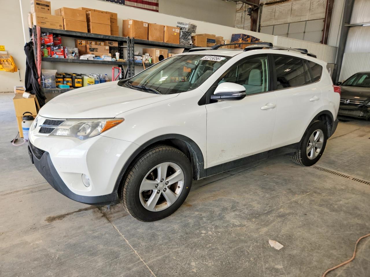 2013 Toyota Rav4 Xle White vin: JTMRFREV7D5028269