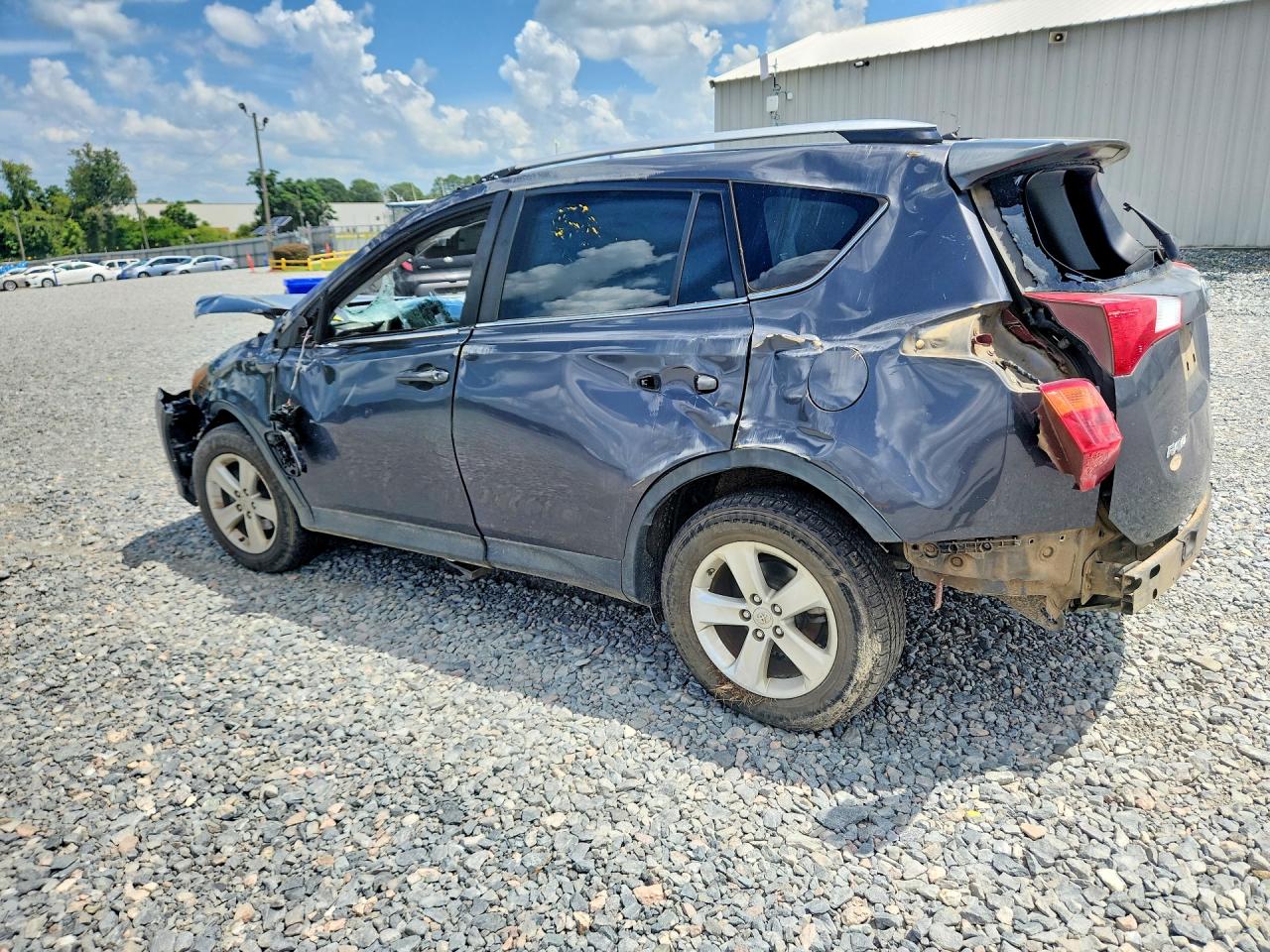 2013 Toyota Rav4 Xle Gray vin: JTMRFREV7DD004642