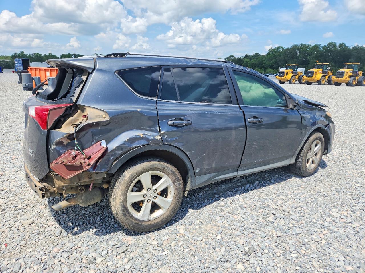 2013 Toyota Rav4 Xle Gray vin: JTMRFREV7DD004642