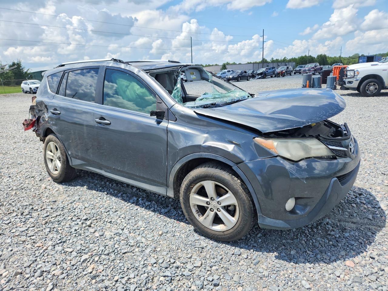 2013 Toyota Rav4 Xle Gray vin: JTMRFREV7DD004642
