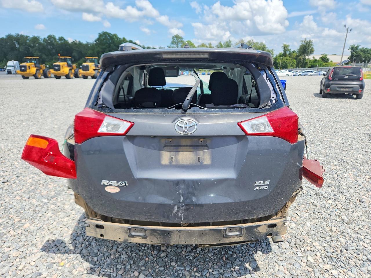 2013 Toyota Rav4 Xle Gray vin: JTMRFREV7DD004642