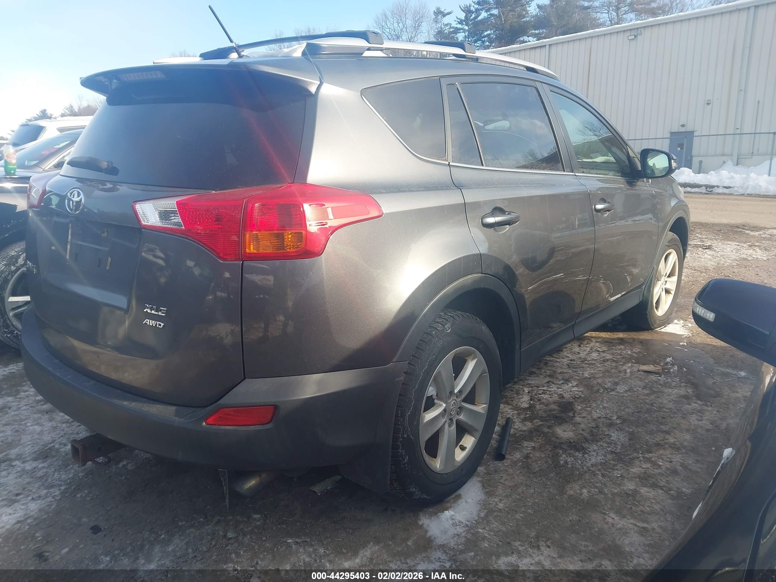 2013 Toyota Rav4 Xle Gray vin: JTMRFREV7DD038127