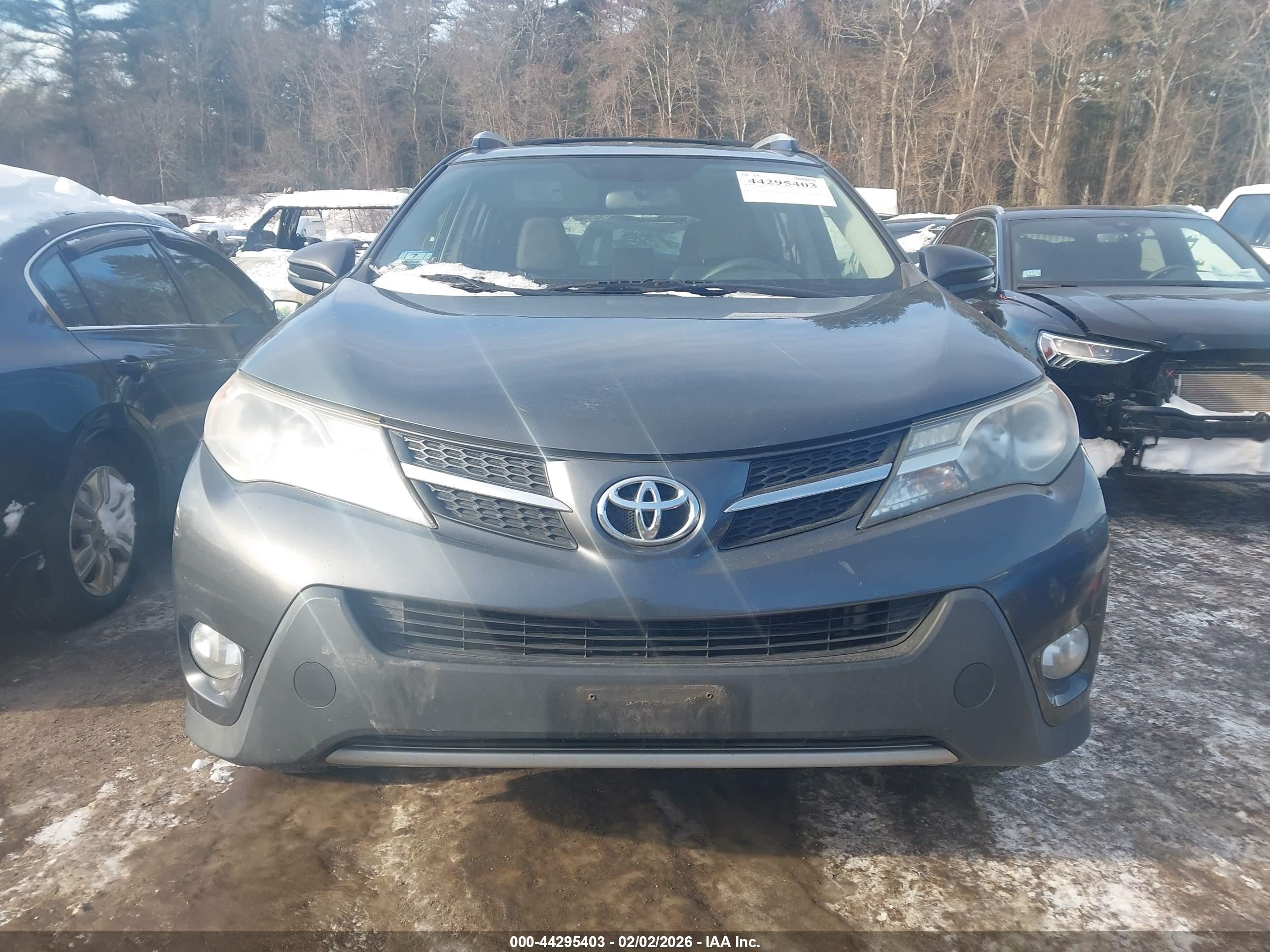 2013 Toyota Rav4 Xle Gray vin: JTMRFREV7DD038127